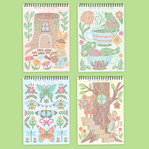New FlowArt® : Trace-By-Line, Woodland Whimsy