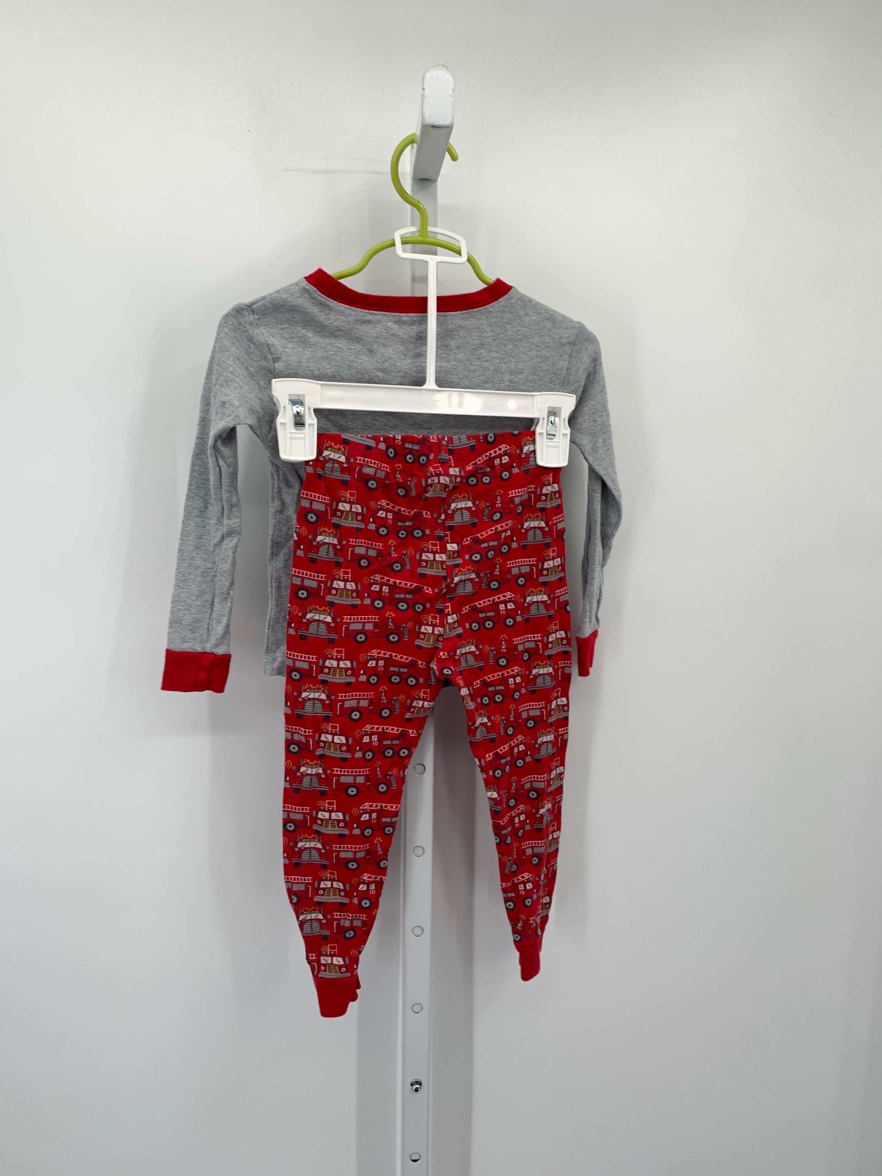 FIRE TRUCKS KNIT PJS