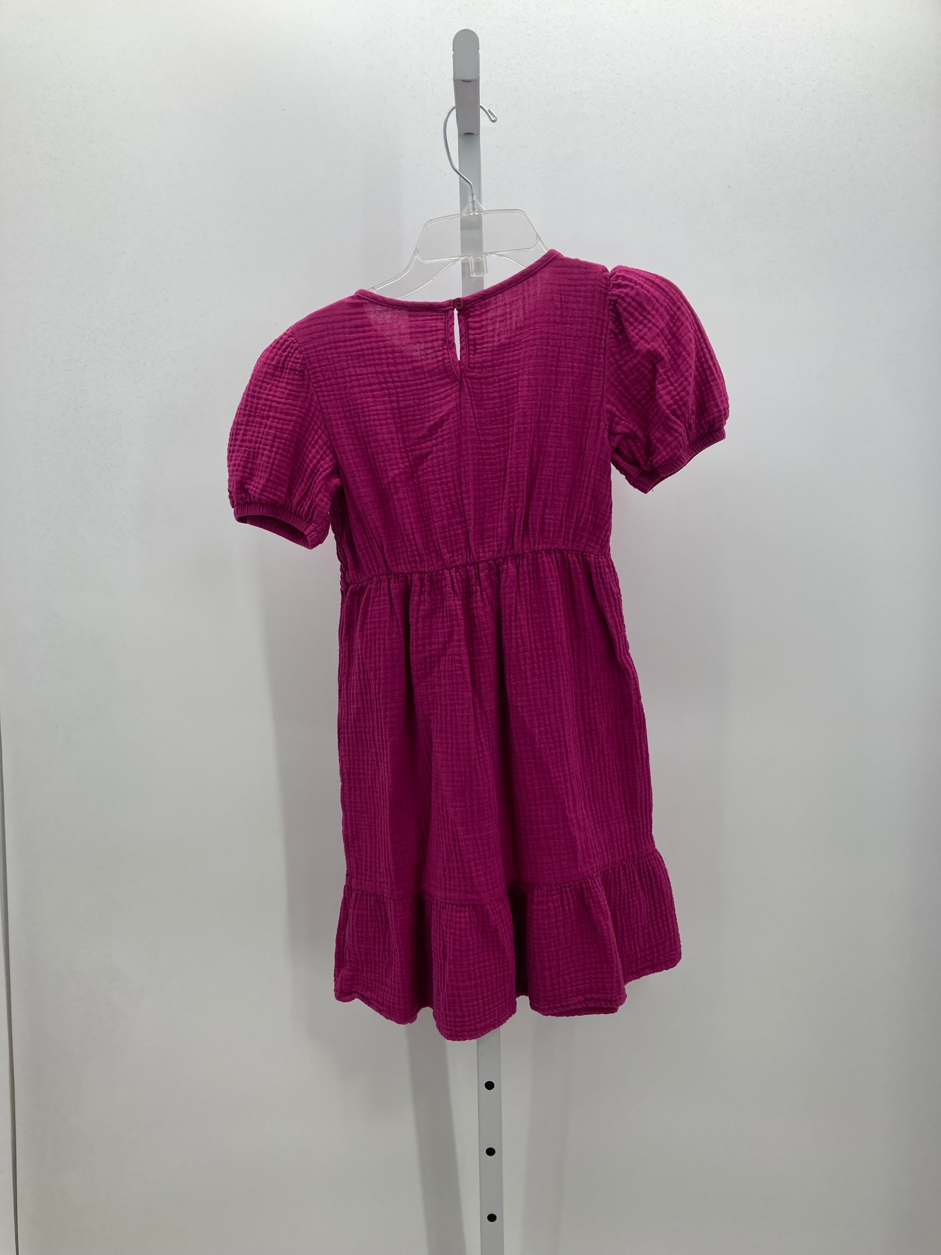 Wonder Nation Size 7-8 Girls Short Sleeve Dress