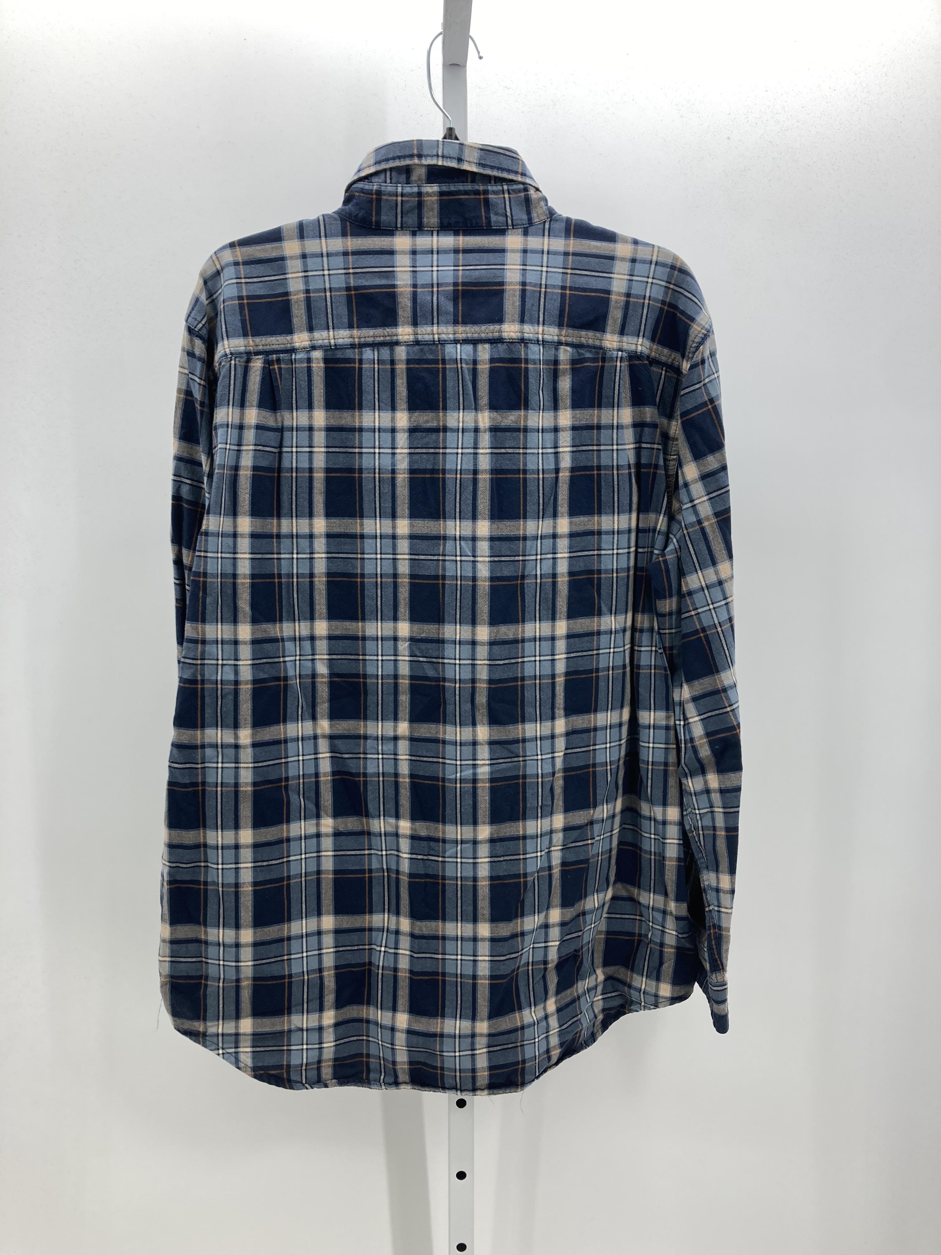 PLAID BTN DOWN