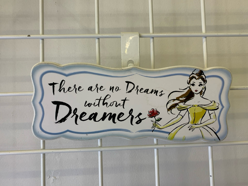 "THERE ARE NO DREAMS" PRINCESS BELL WALL ART.