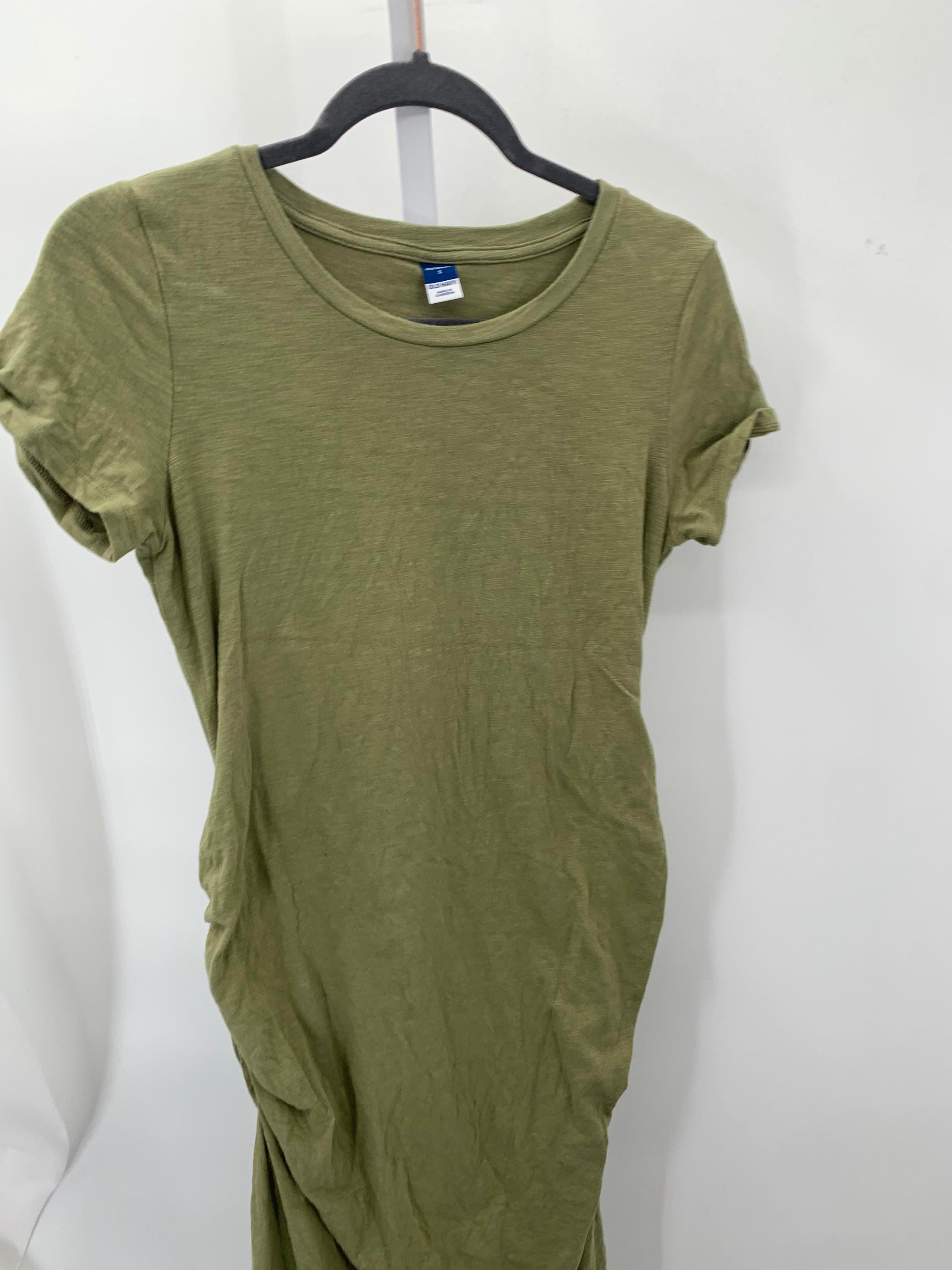 Old Navy Green Size Small Maternity Short Sleeve Dress