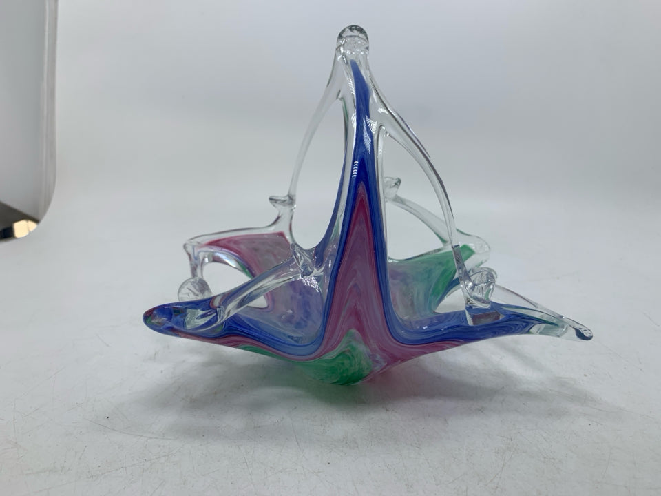 BLUE, PINK/ GREEN BOWL.