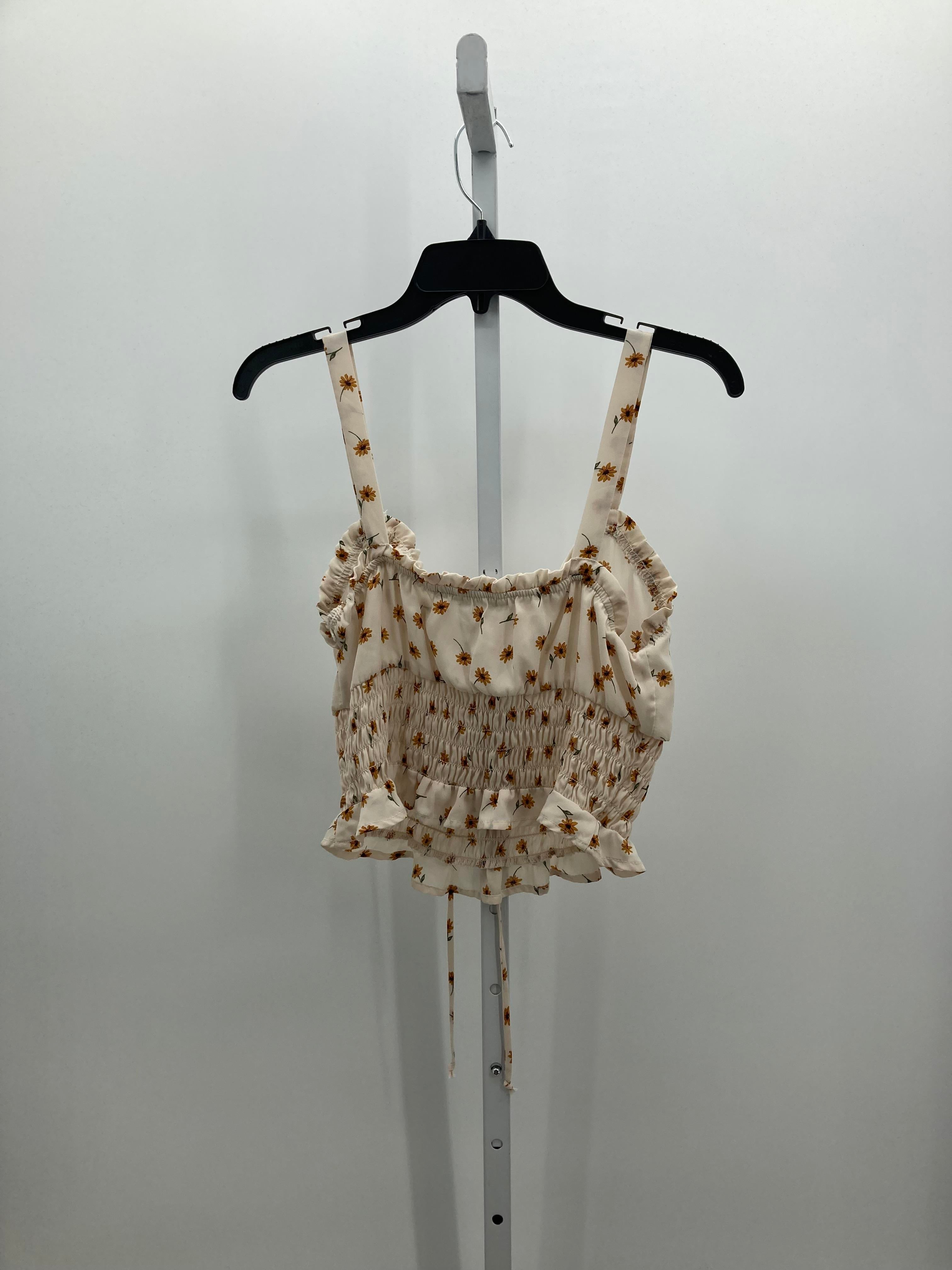 Size Medium Juniors Sleeveless Shirt