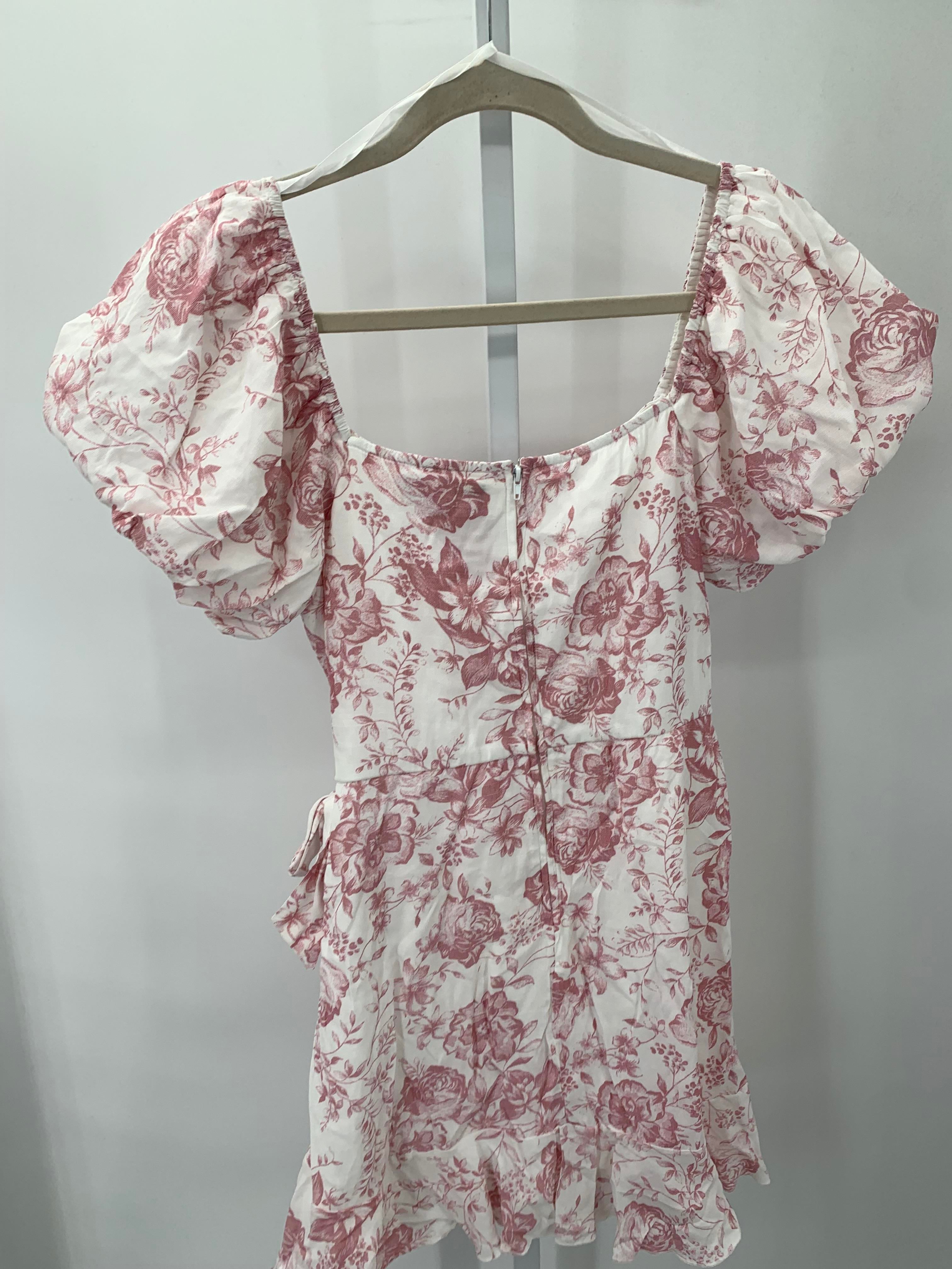 Trixxi Size Large Juniors Short Sleeve Dress