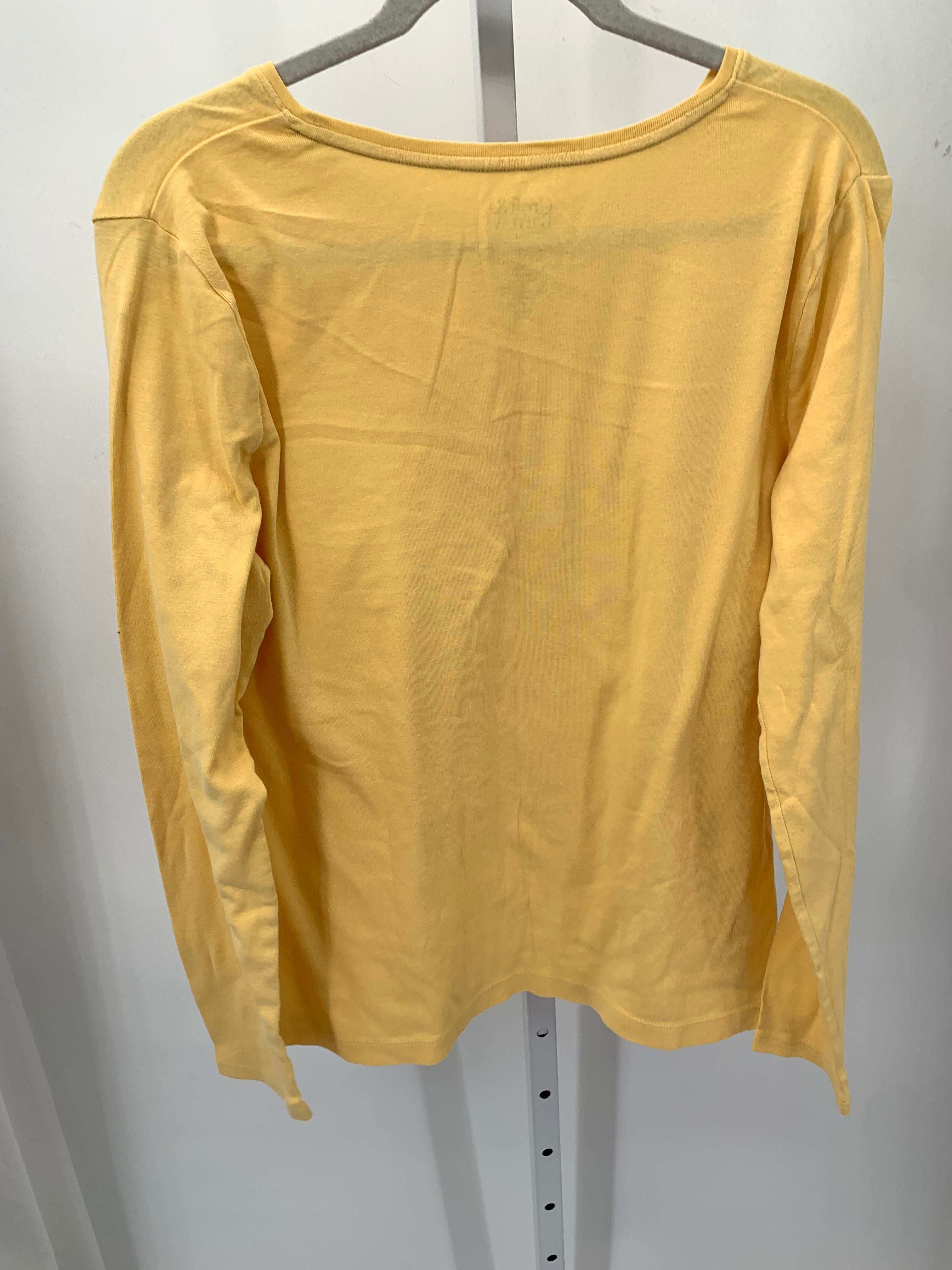 Croft & Barrow Size Large Misses Long Sleeve Shirt