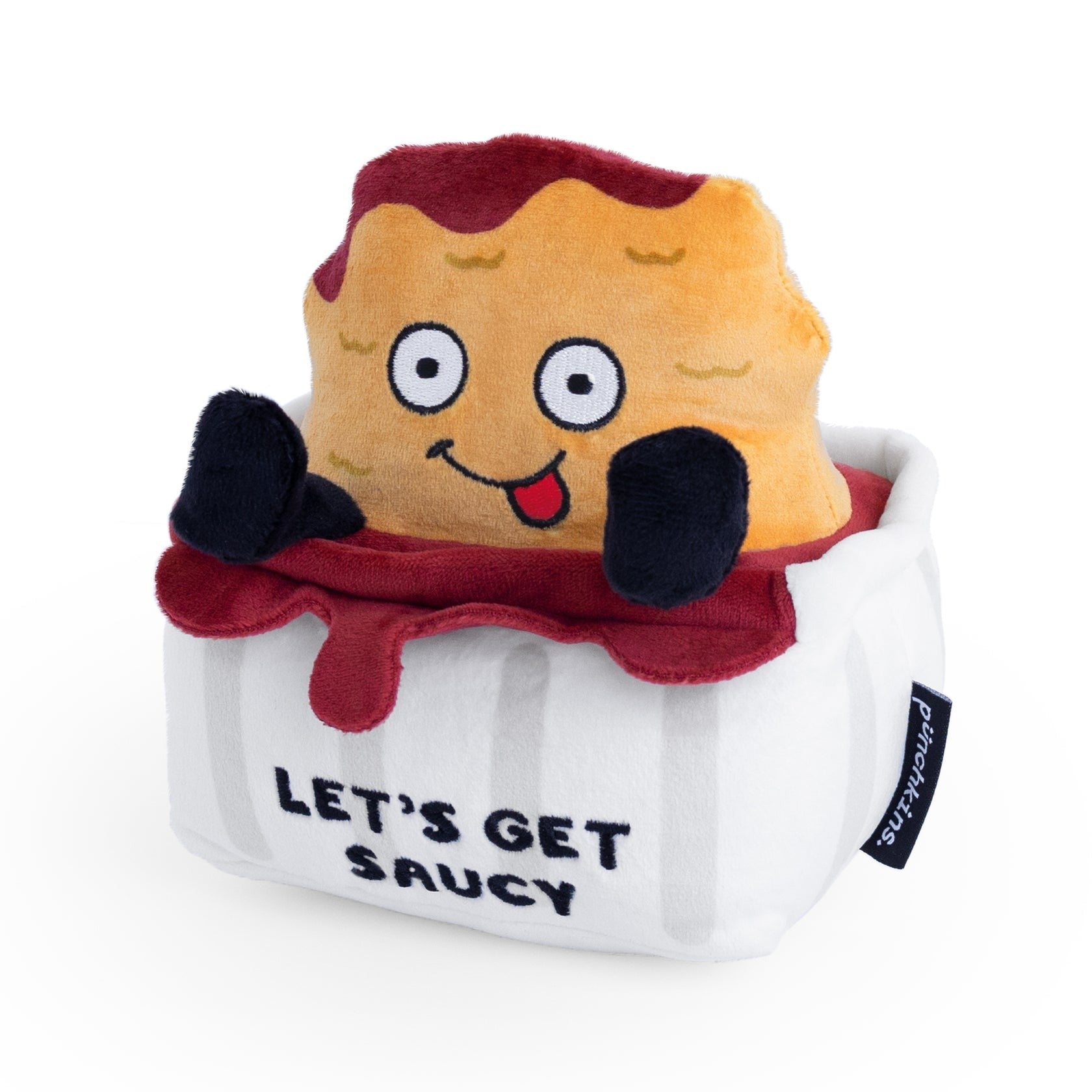 "Let's Get Saucy" Plush Chicken Nugget