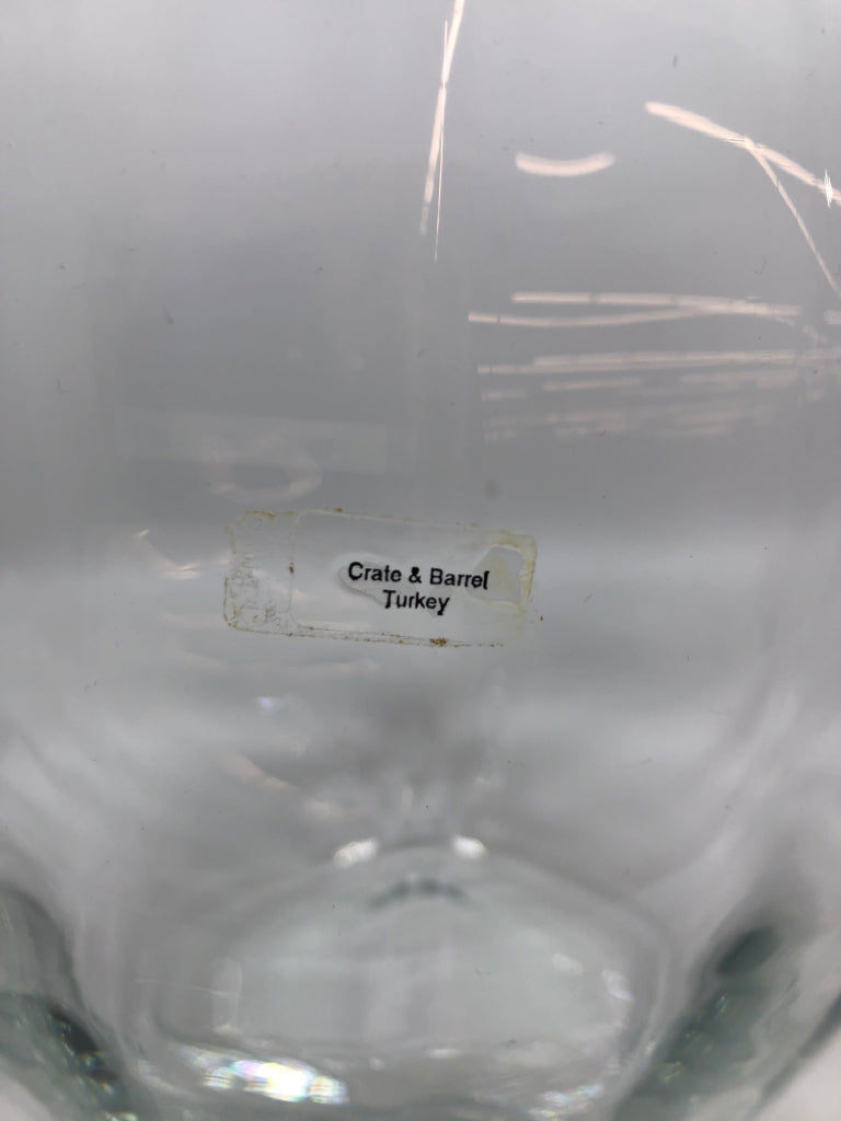 LG CRYSTAL VASE - CRATE & BARREL.