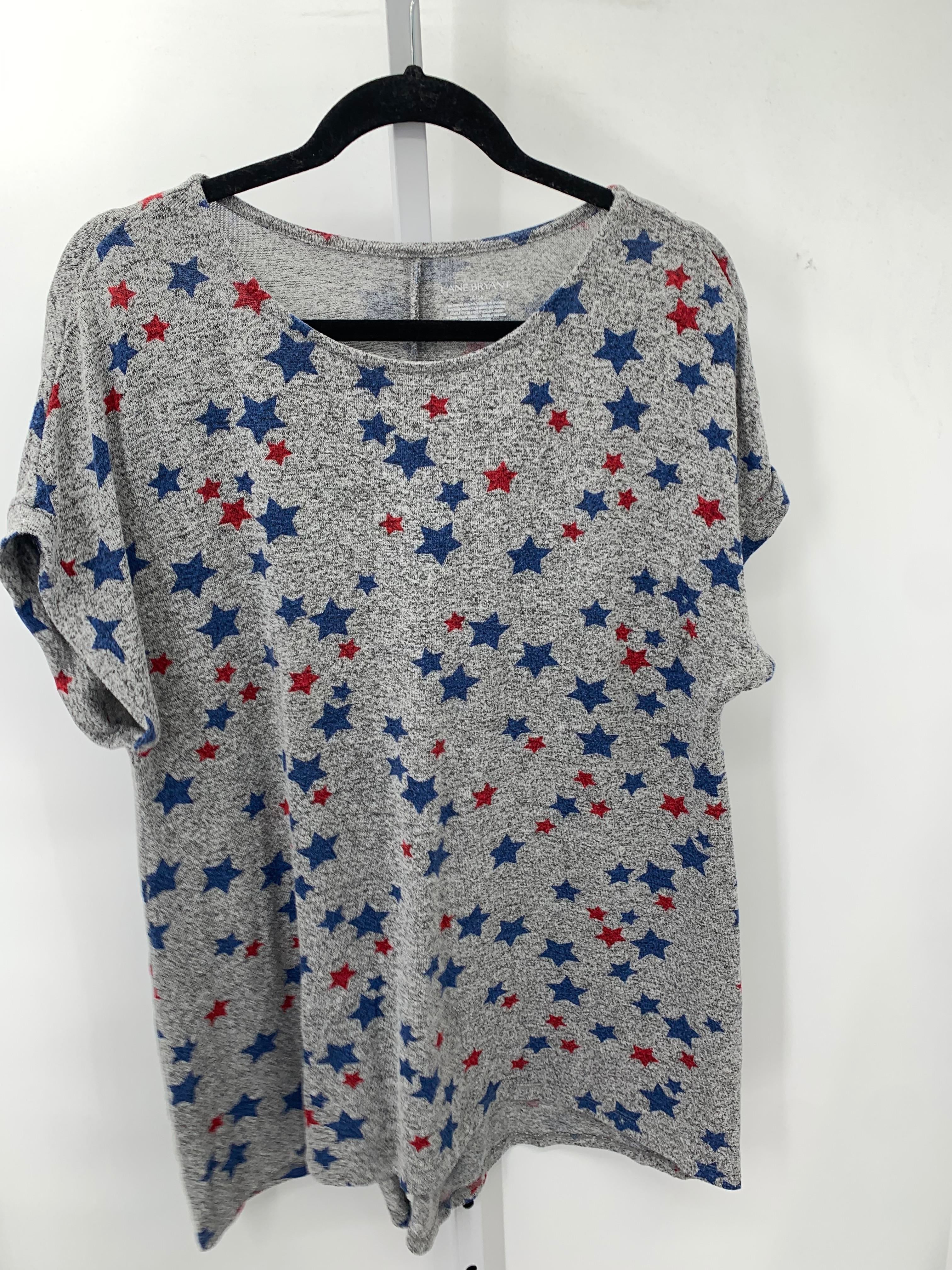 Lane Bryant Size 14/16 W Womens Short Sleeve Shirt