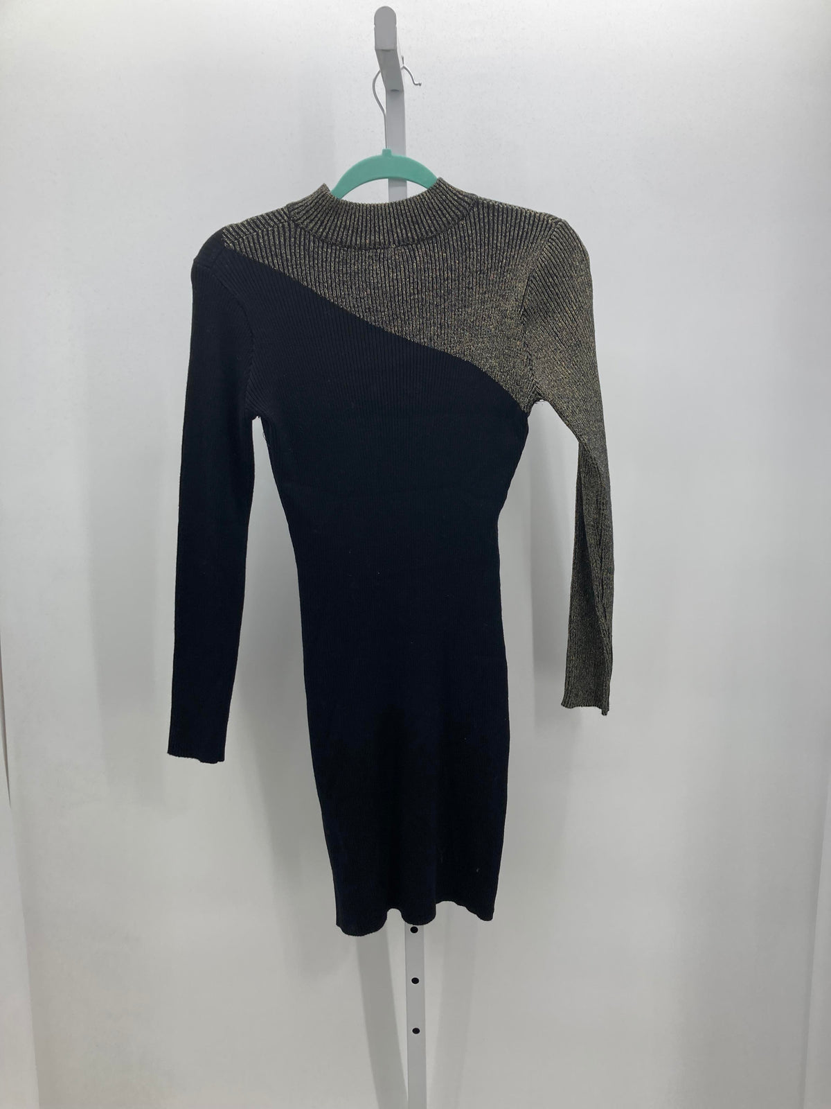 Say What? Size Extra Large Juniors Long Sleeve Dress