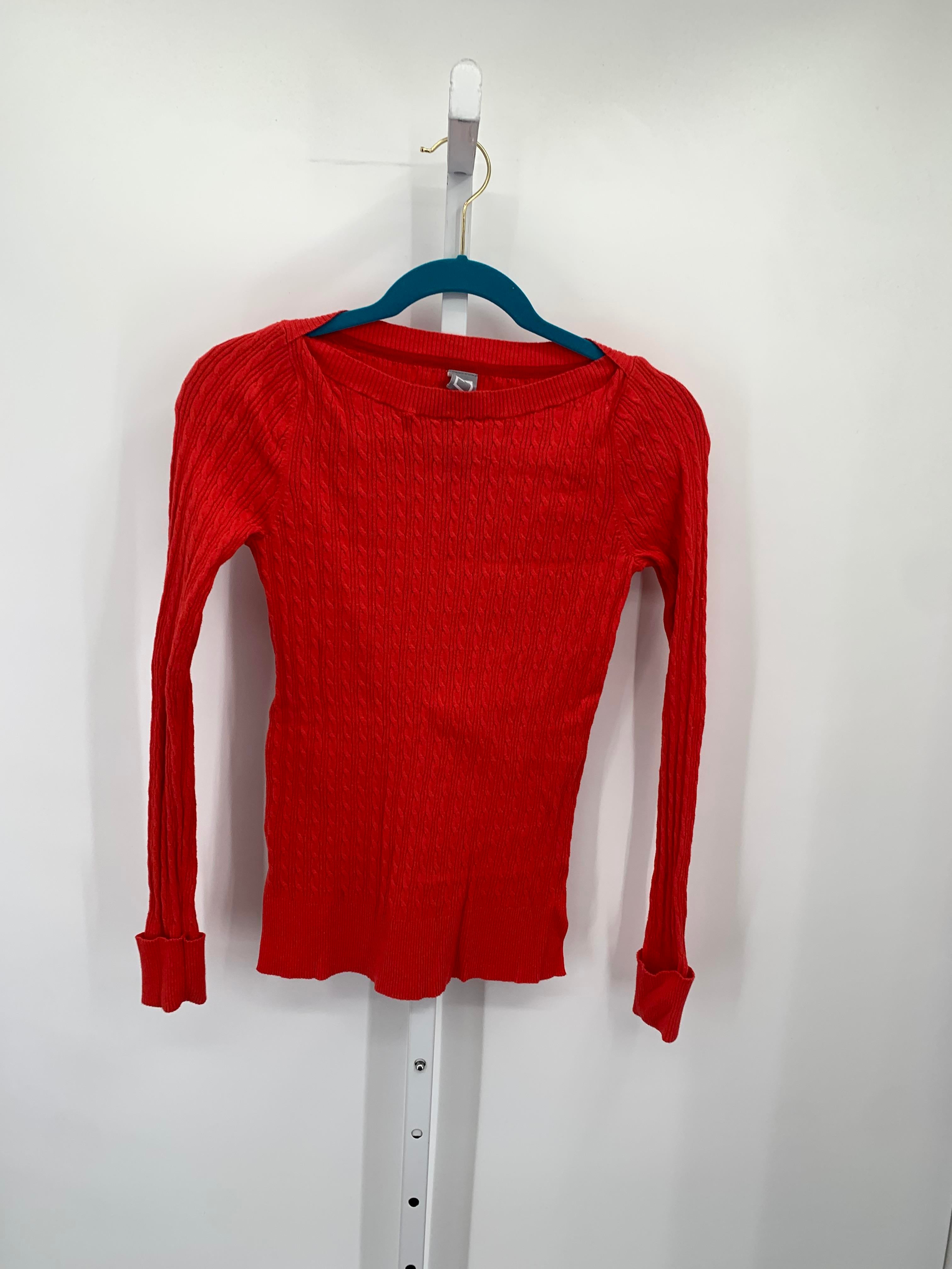 JCP Size Small Misses Long Slv Sweater