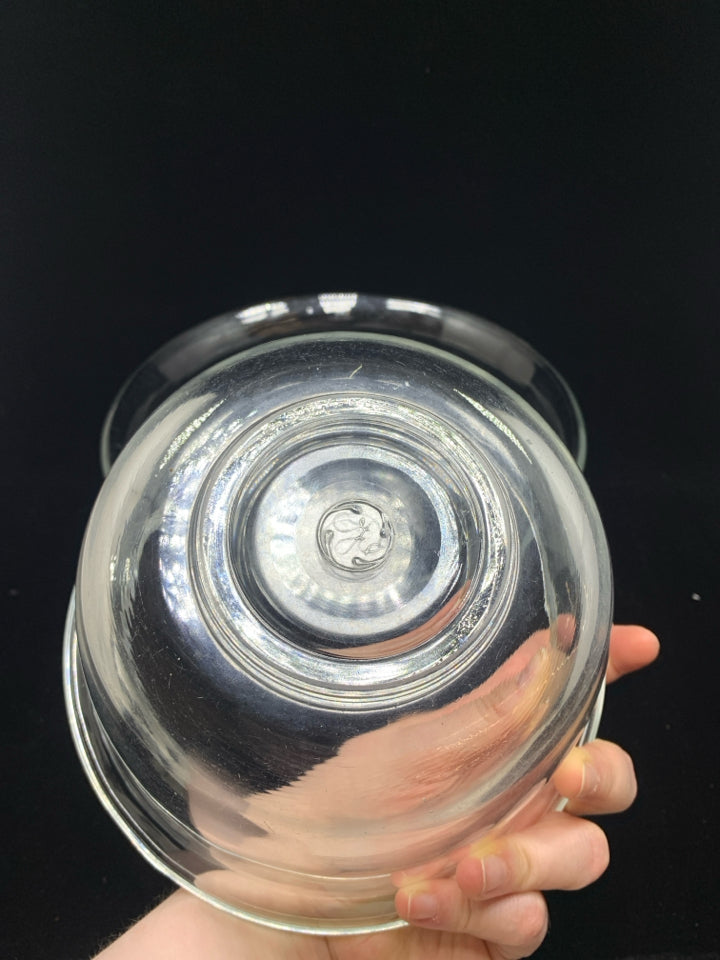 2 VTG GENERAL ELECTRIC GLASS MIXING BOWLS.