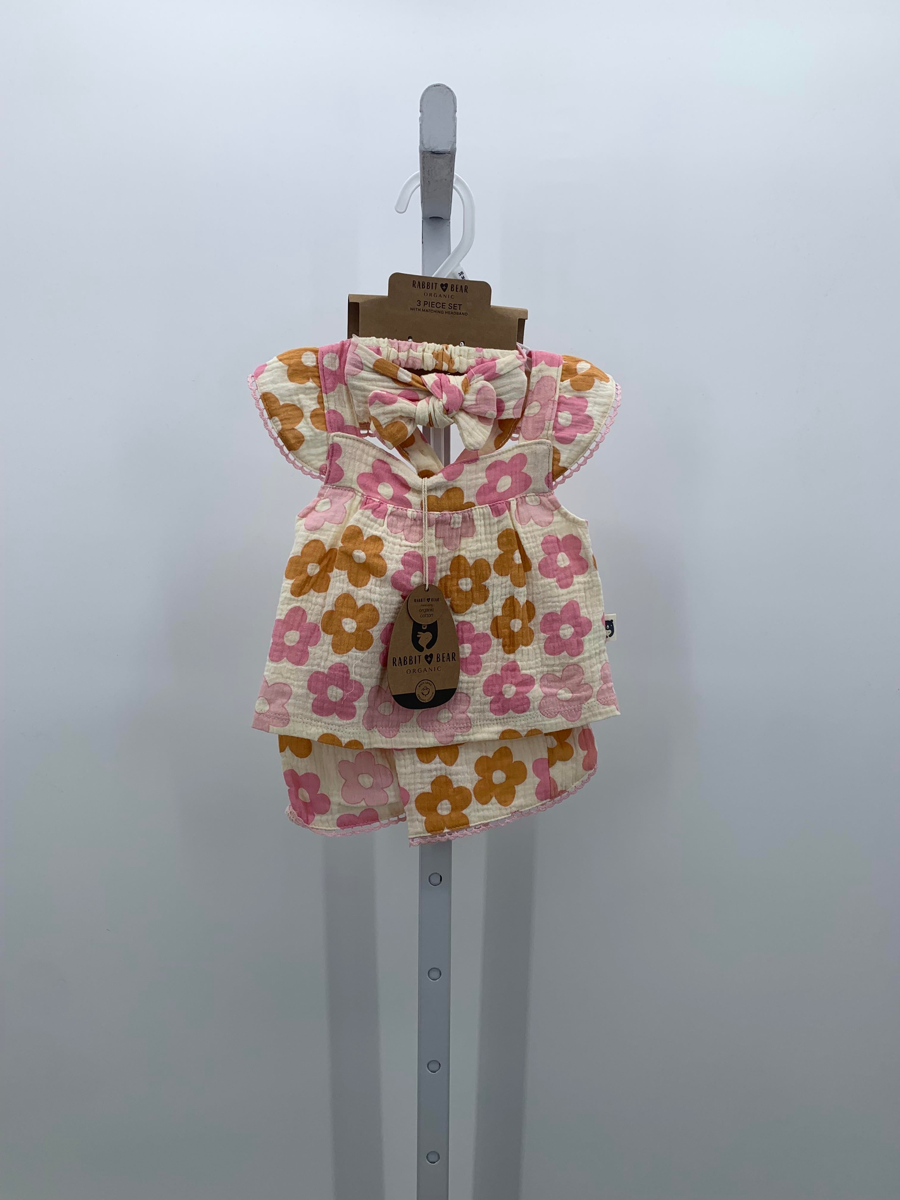 Rabbit + Bear Size 3-6 Months Girls 2 Pieces