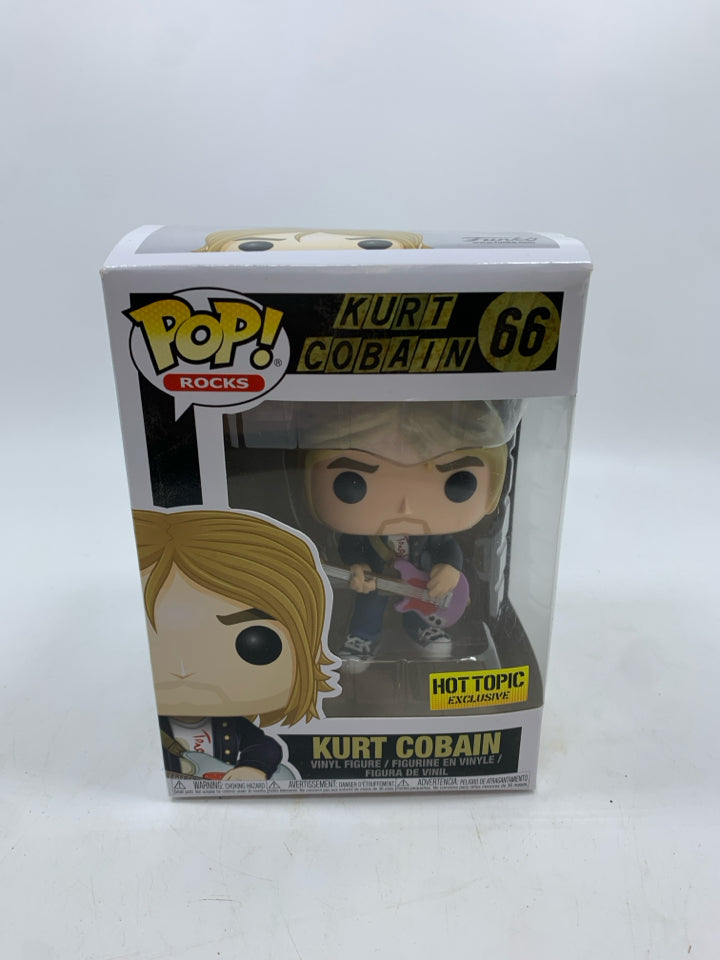 NIB KURT COBAIN #66 FUNKO POP.