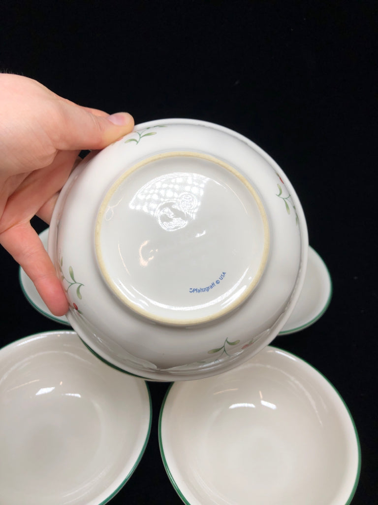 34PC HOLLY PATTERN DISH SET - PFALTZGRAFF SERV FOR 8.