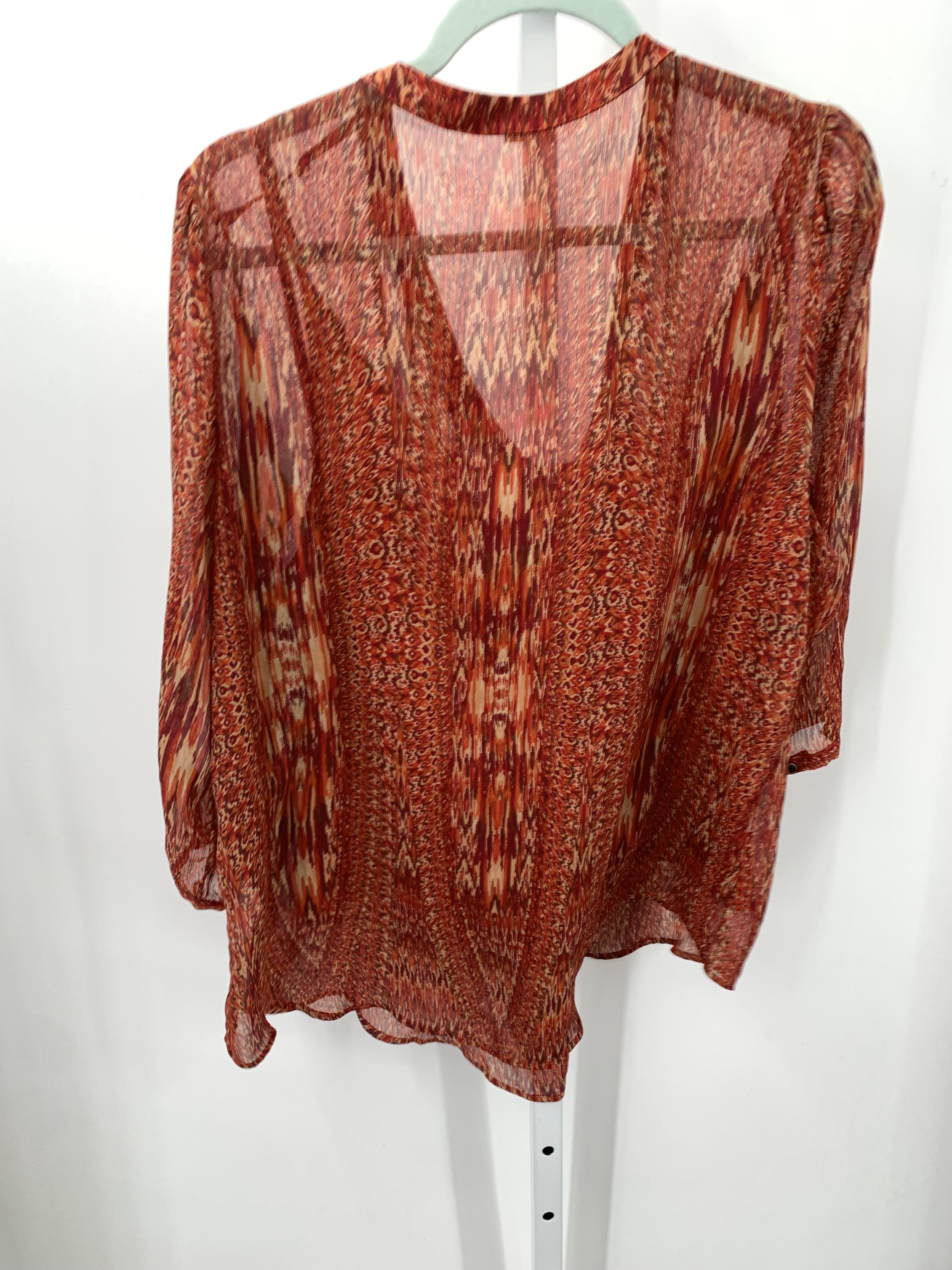 Rose & Olive Size 2X Womens 3/4 Sleeve Shirt