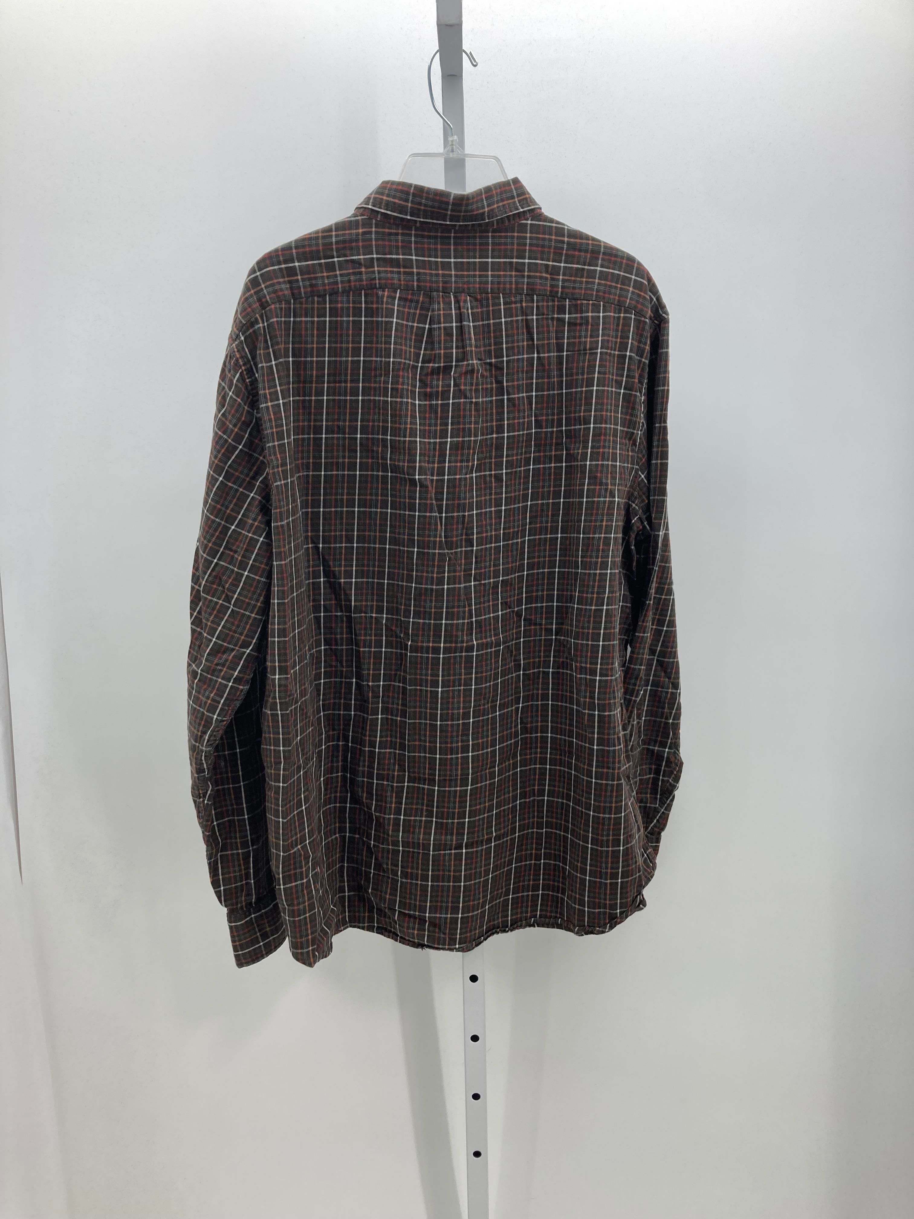 PLAID BTN DOWN