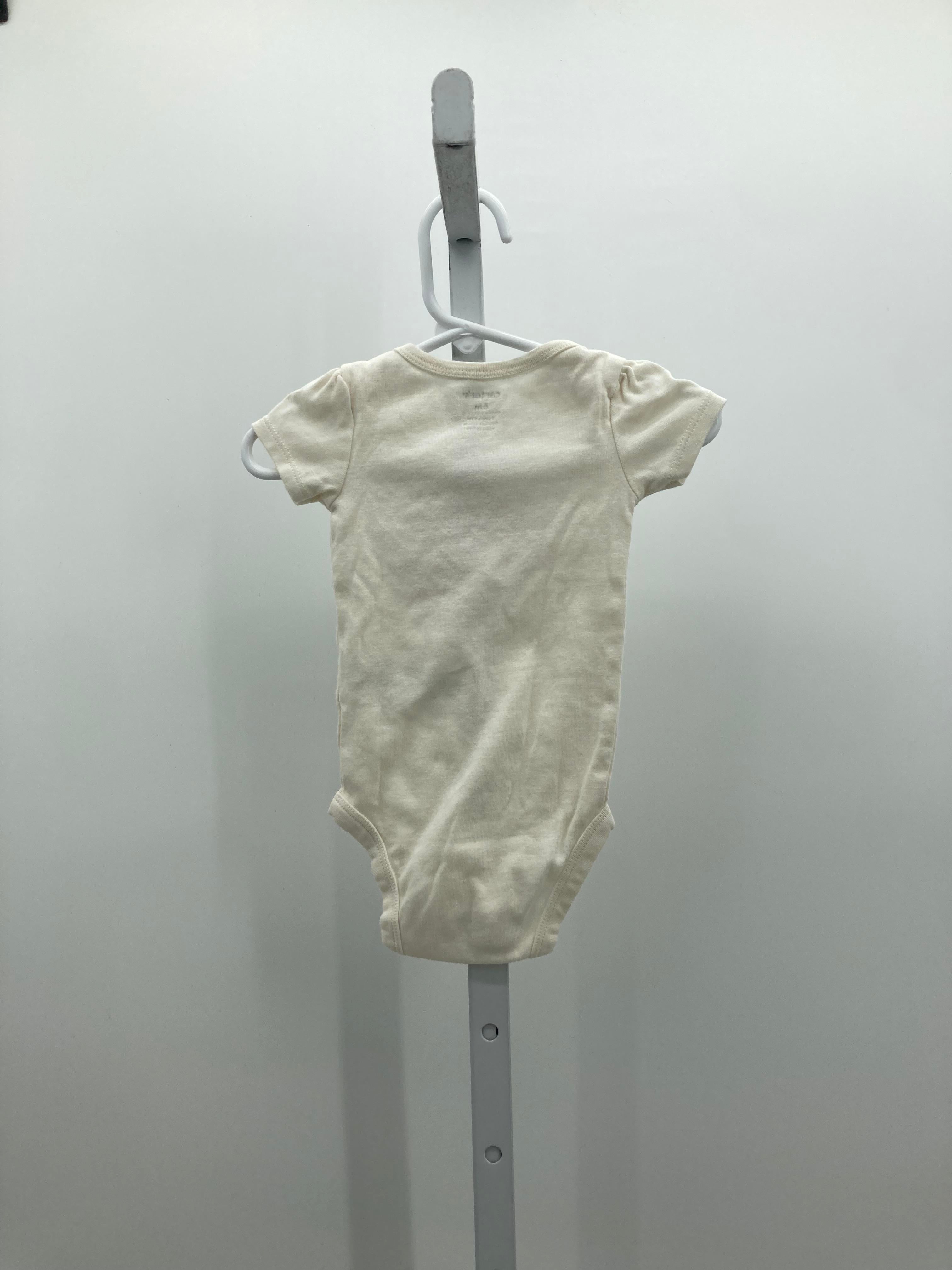 Carters Size 6 Months Girls Short Sleeve Shirt