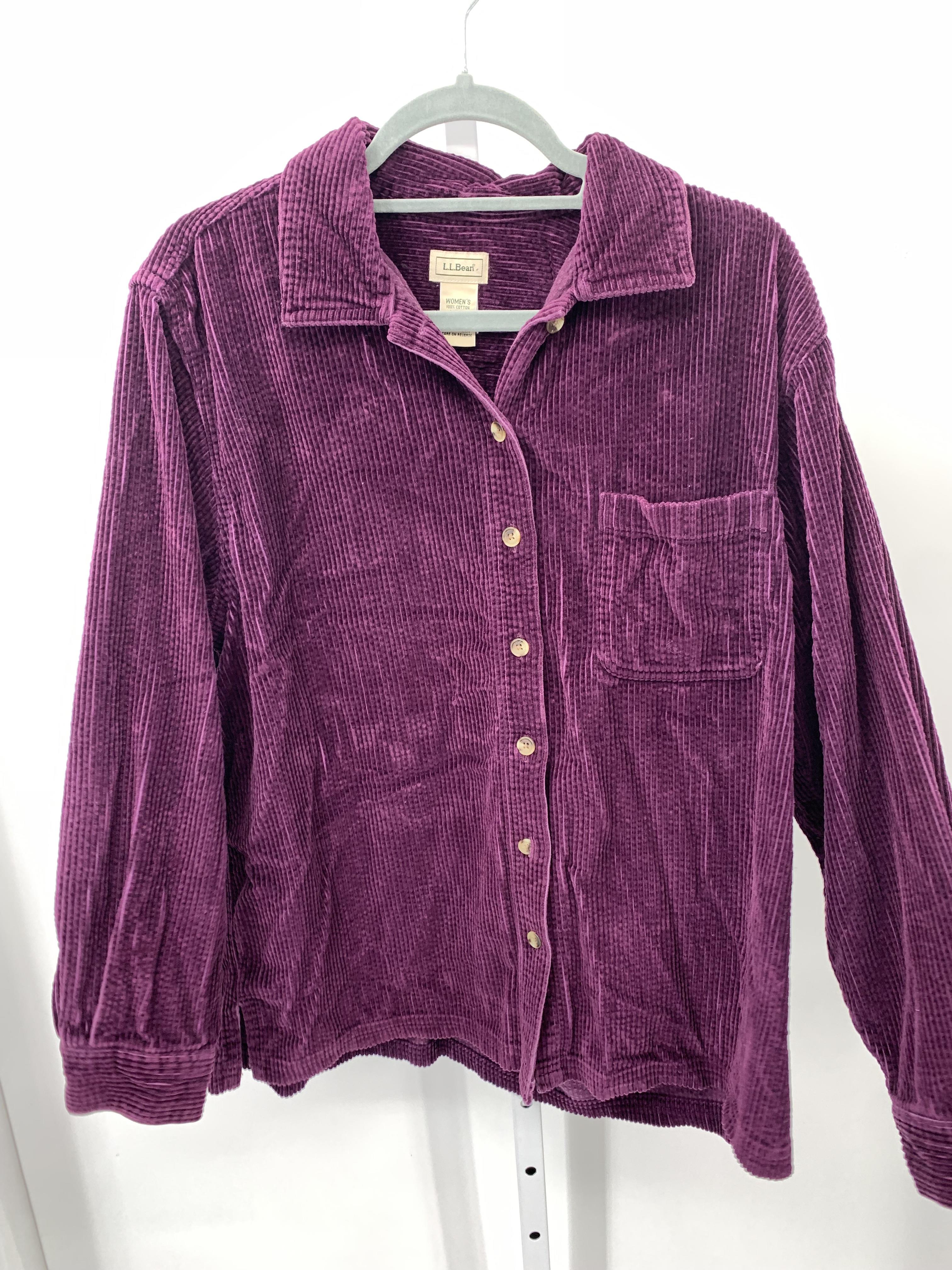 LL Bean Size Large Misses Long Sleeve Shirt