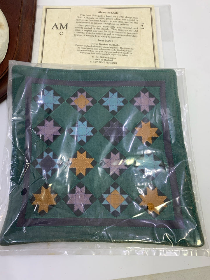 THE AMISH HERITAGE COLLECTION WINTER FUN W/QUILT.