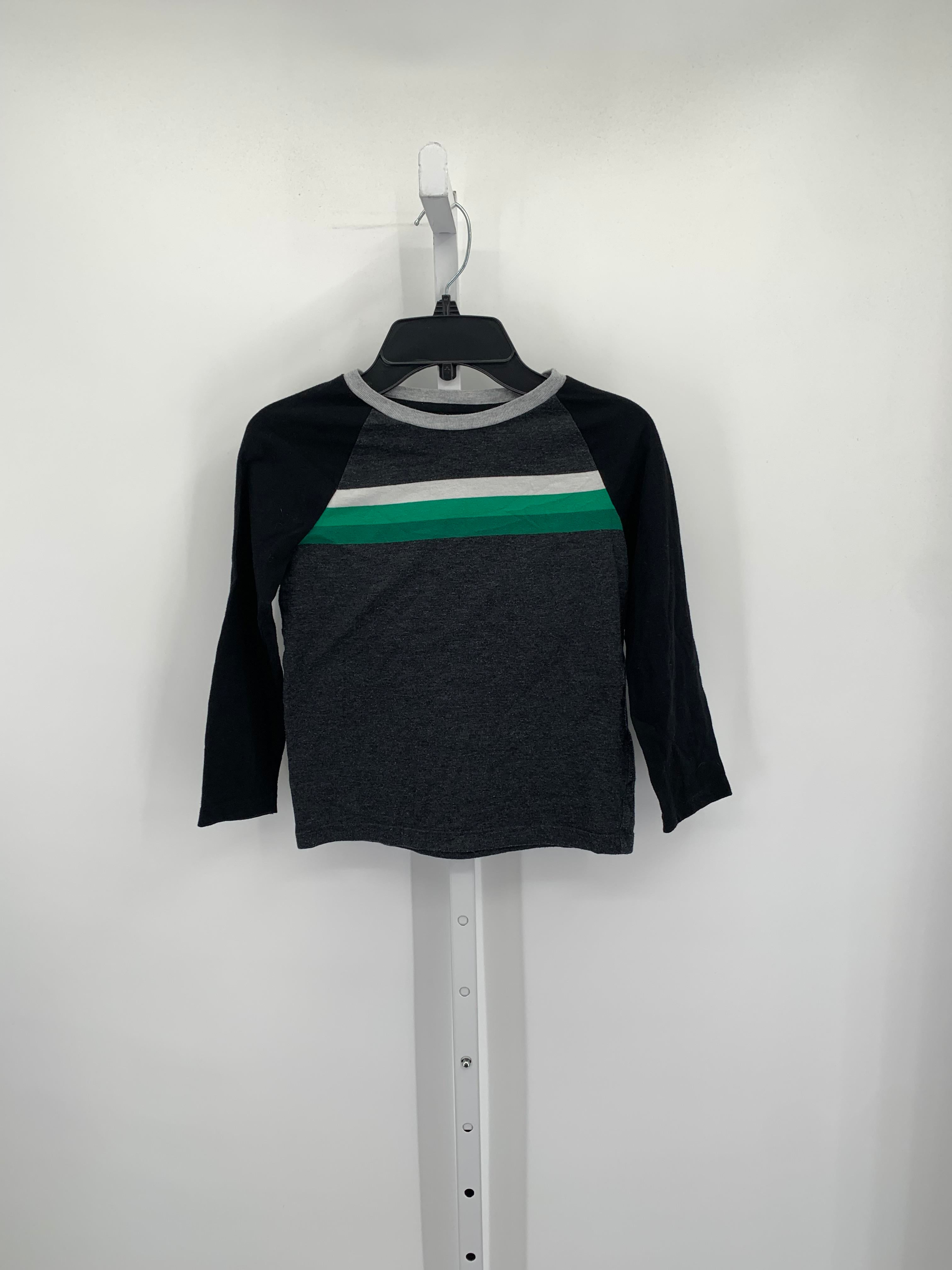 GREEN STRIPE KNIT SHIRT