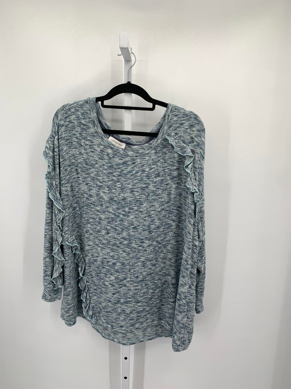 Size 3X Womens Long Sleeve Shirt