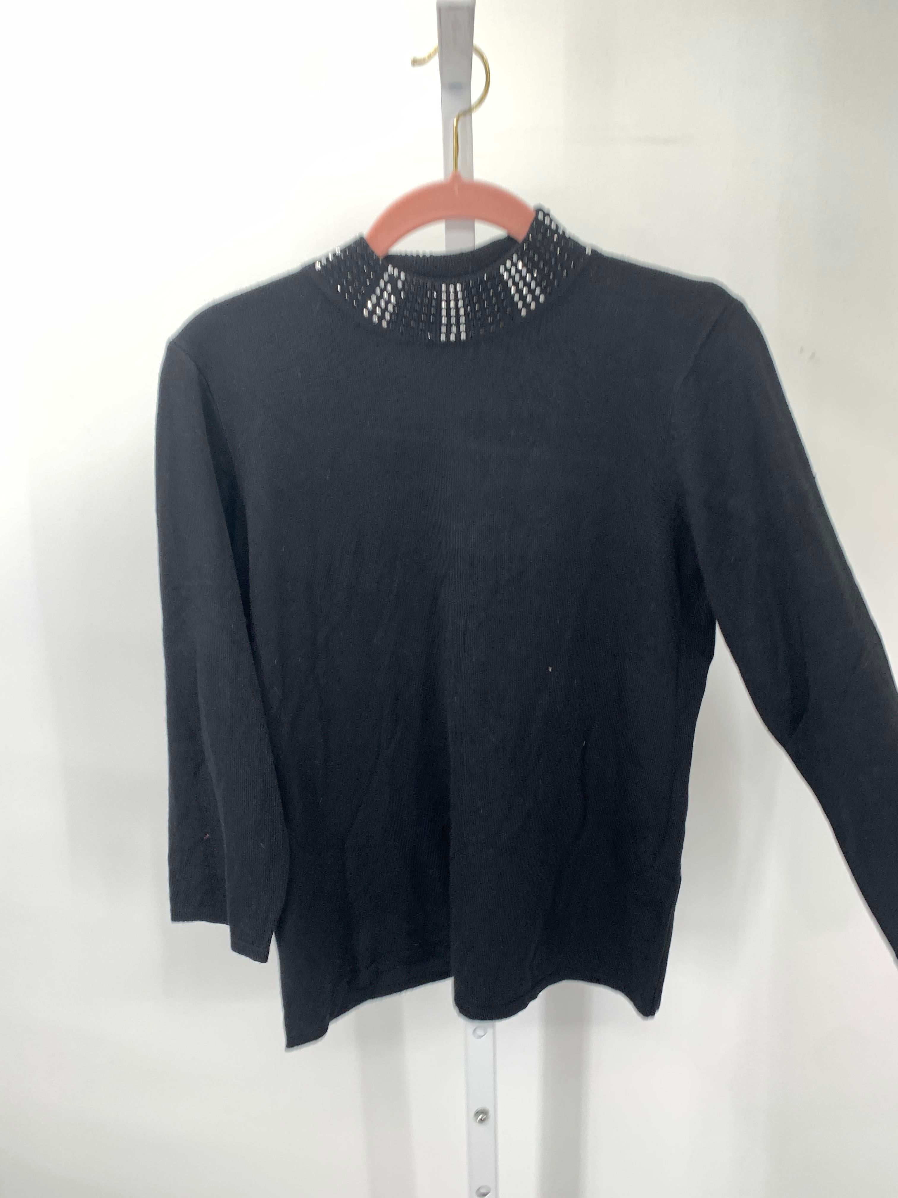 Carmen Marc Valvo Size Large Misses 3/4 Sleeve Sweater