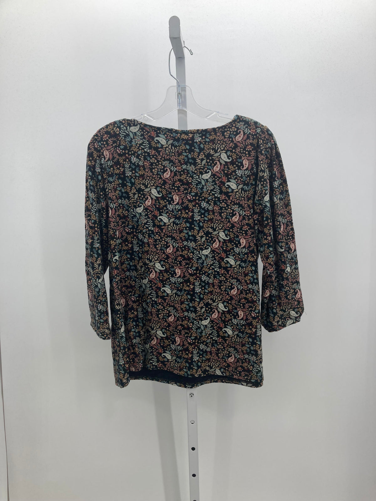 J-Jill Size Small Misses 3/4 Sleeve Shirt