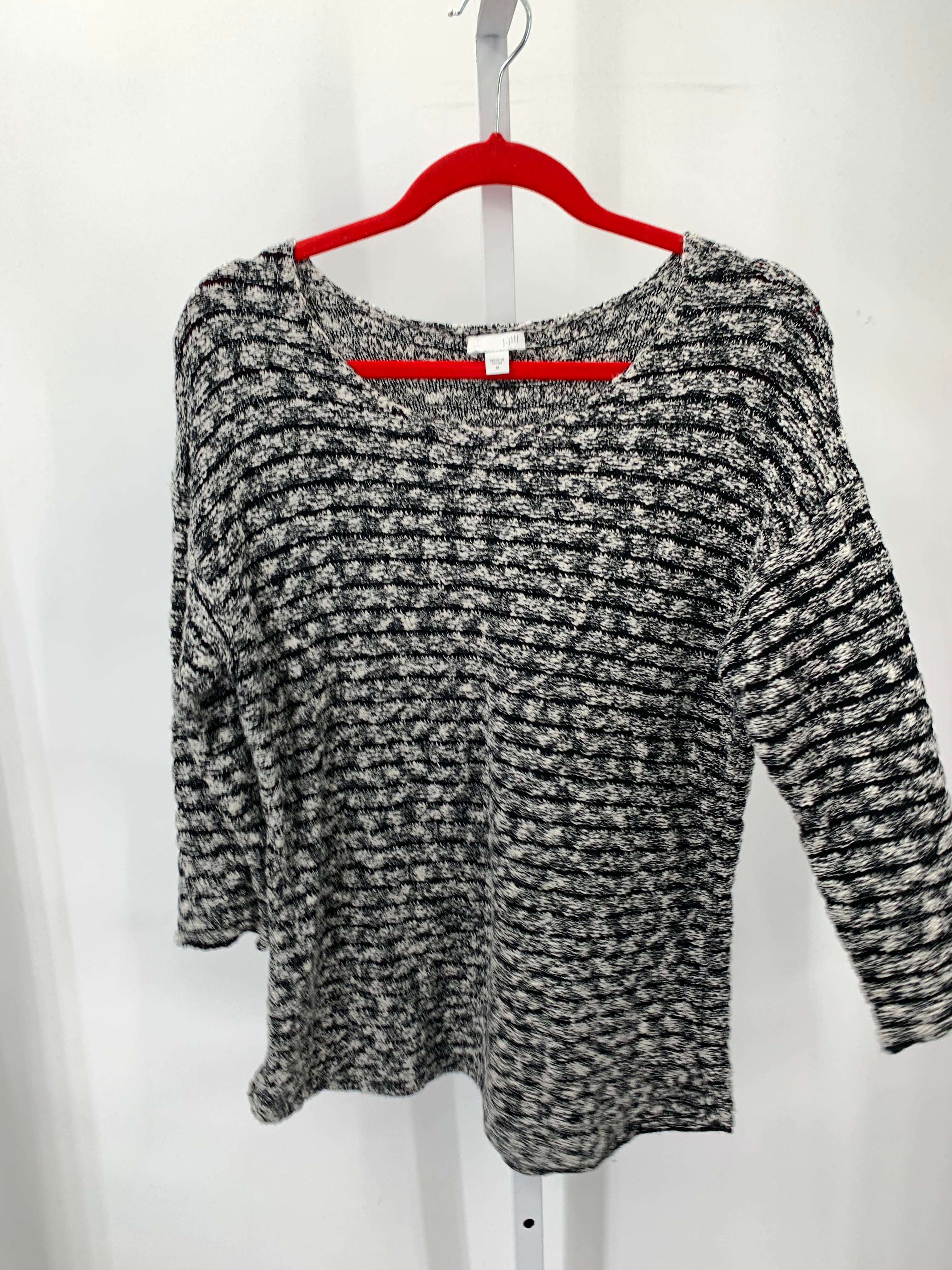 J-Jill Size Medium Misses 3/4 Sleeve Sweater