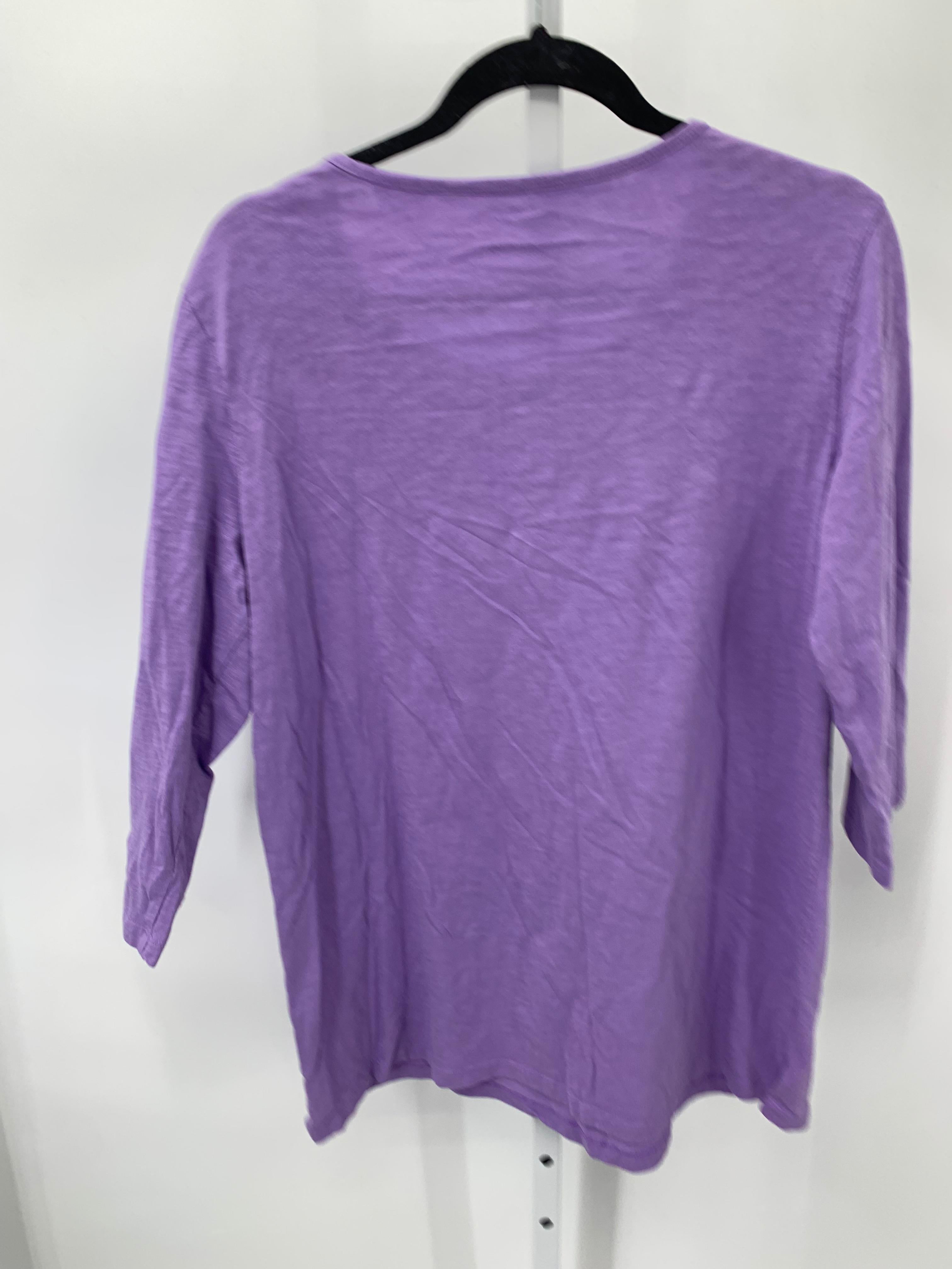 Blair Size Large Misses 3/4 Sleeve Shirt
