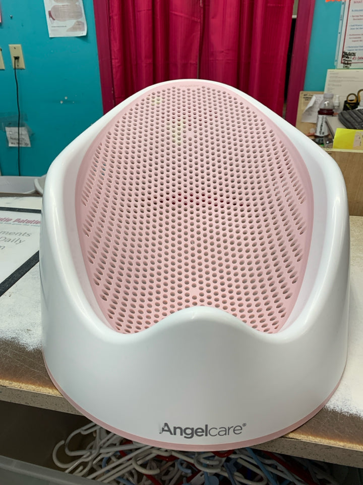 Angelcare Baby Bath Support - Pink and White