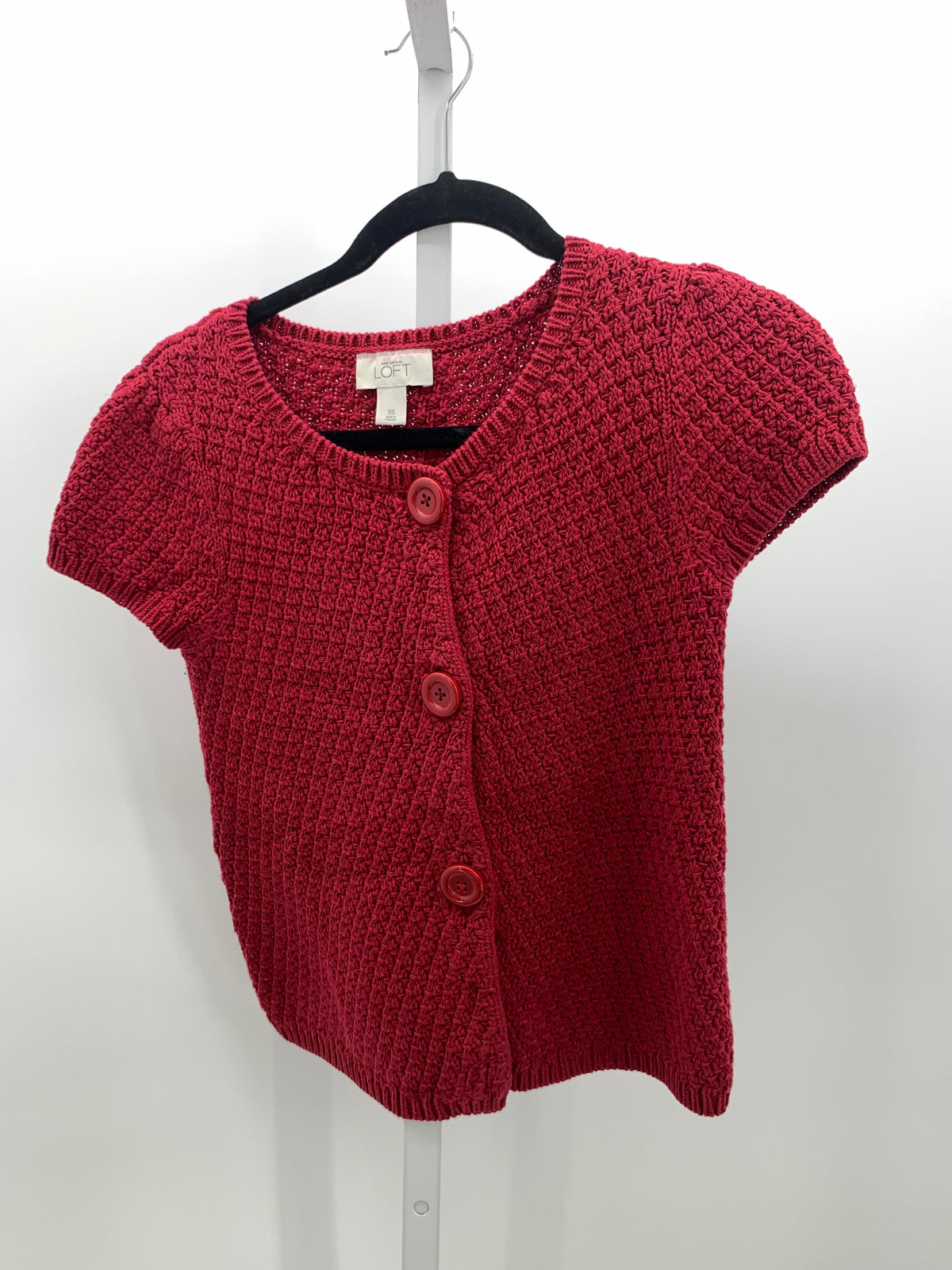 Loft Size X Small Misses Short Slv Sweater