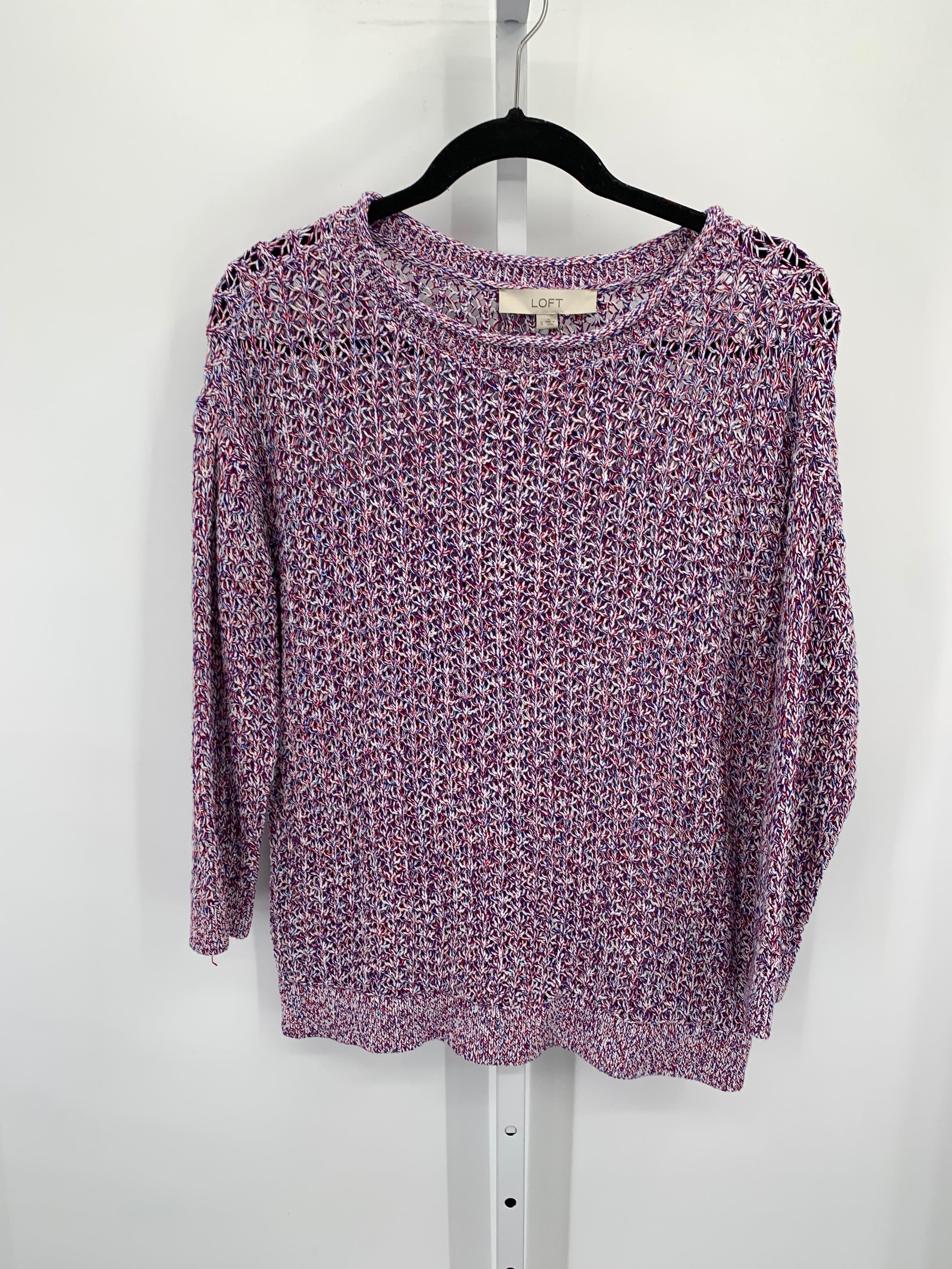 Loft Size Small Misses Long Slv Sweater