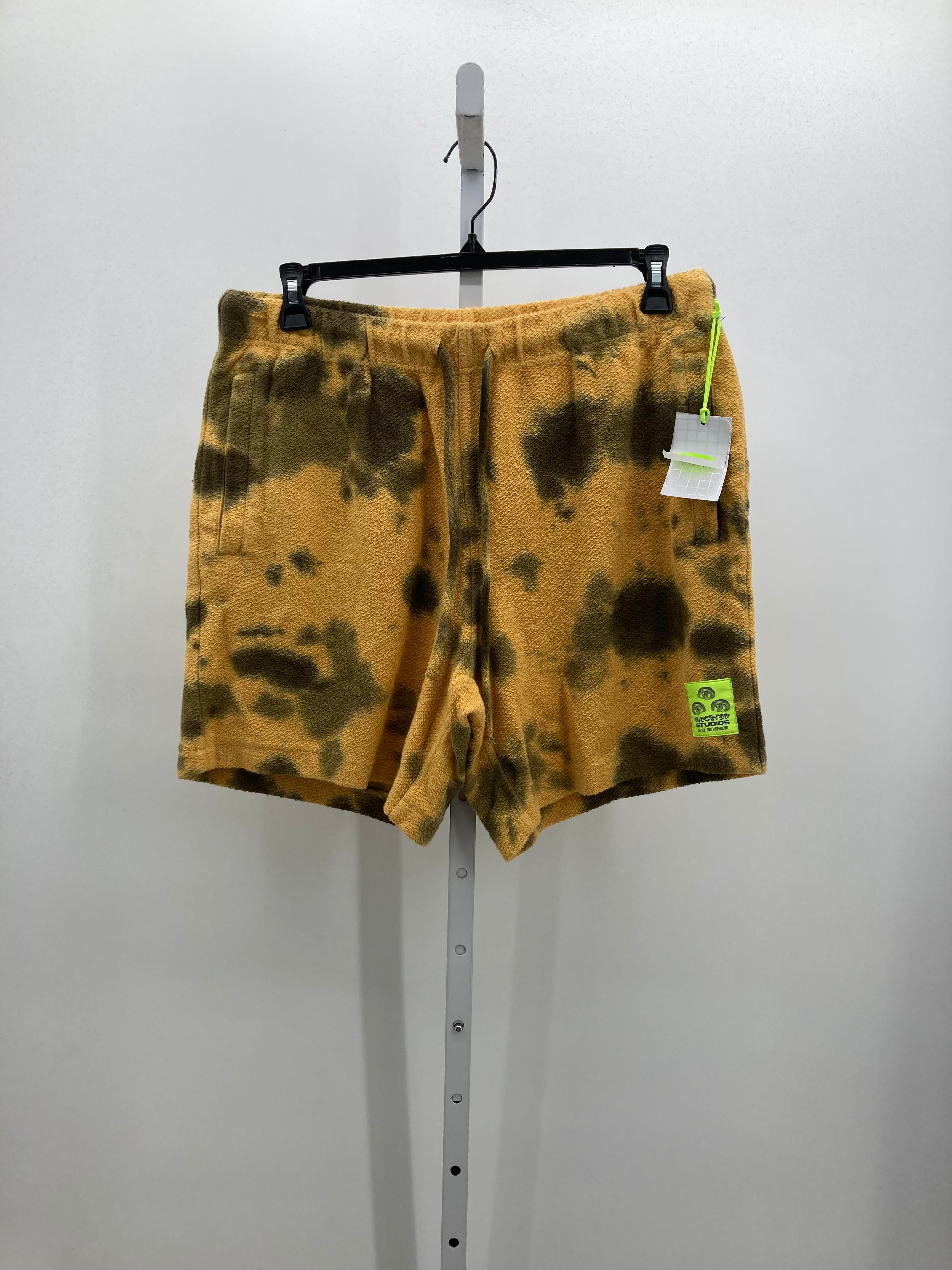 NEW GREEN KNIT SHORTS.