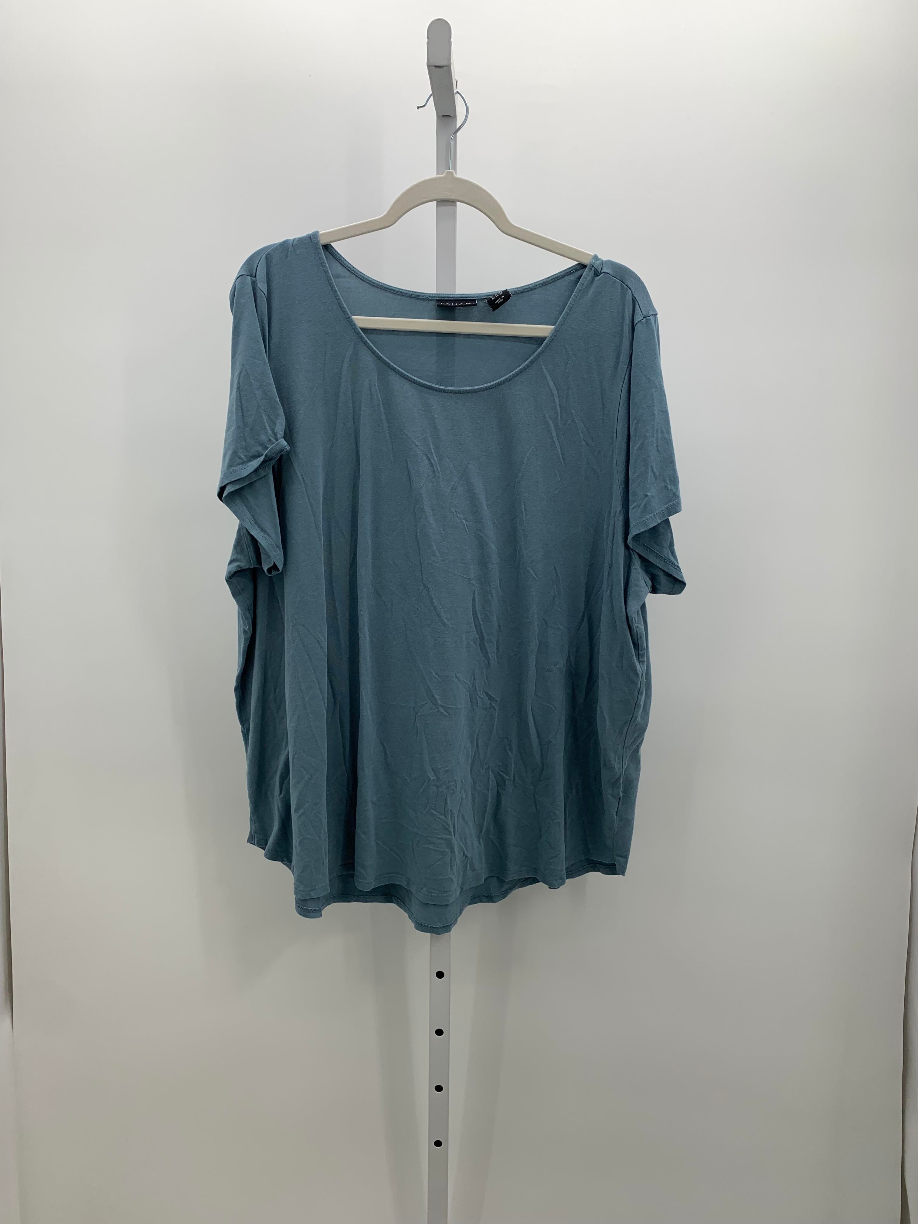 Tahari Size 3X Womens Short Sleeve Shirt