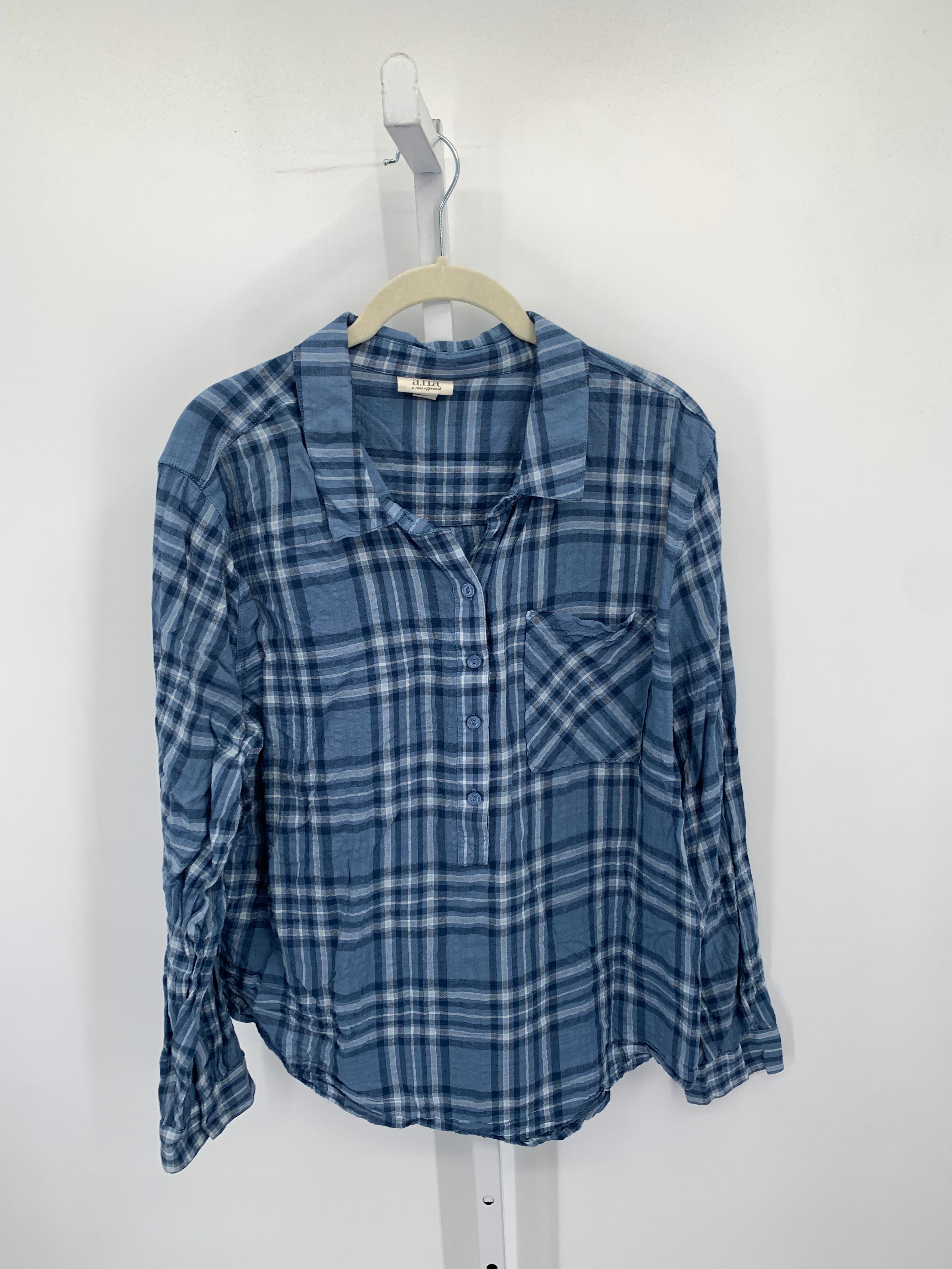 A.N.A. Size Extra Large Misses Long Sleeve Shirt