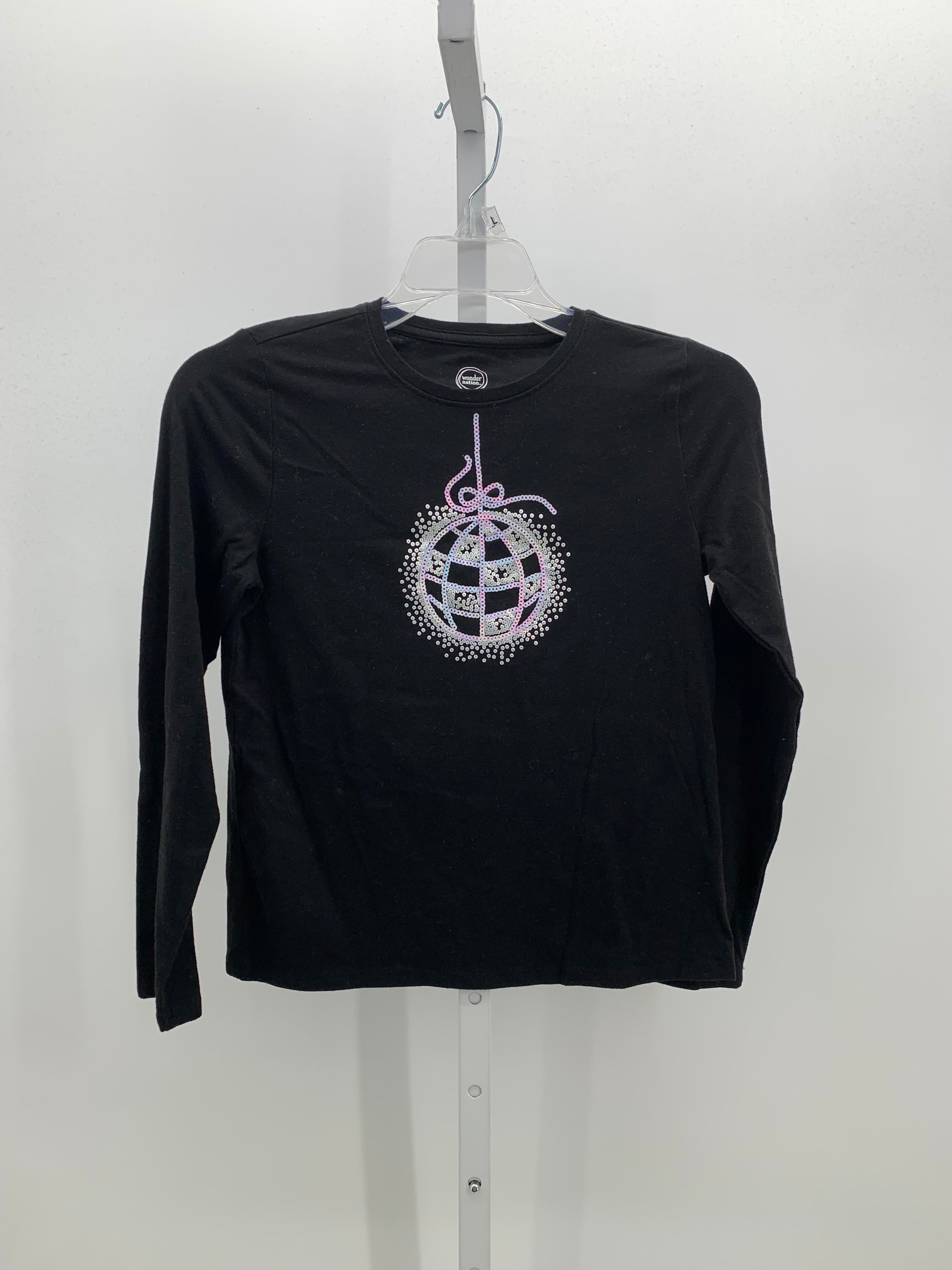 Wonder Nation Size 10-12 Girls Long Sleeve Shirt