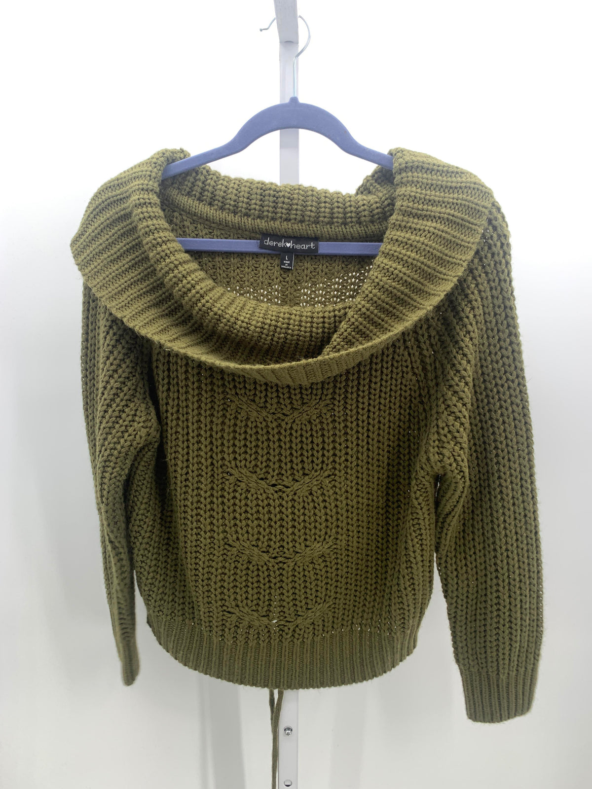 Derek Heart Size Large Juniors Long Sleeve Sweater
