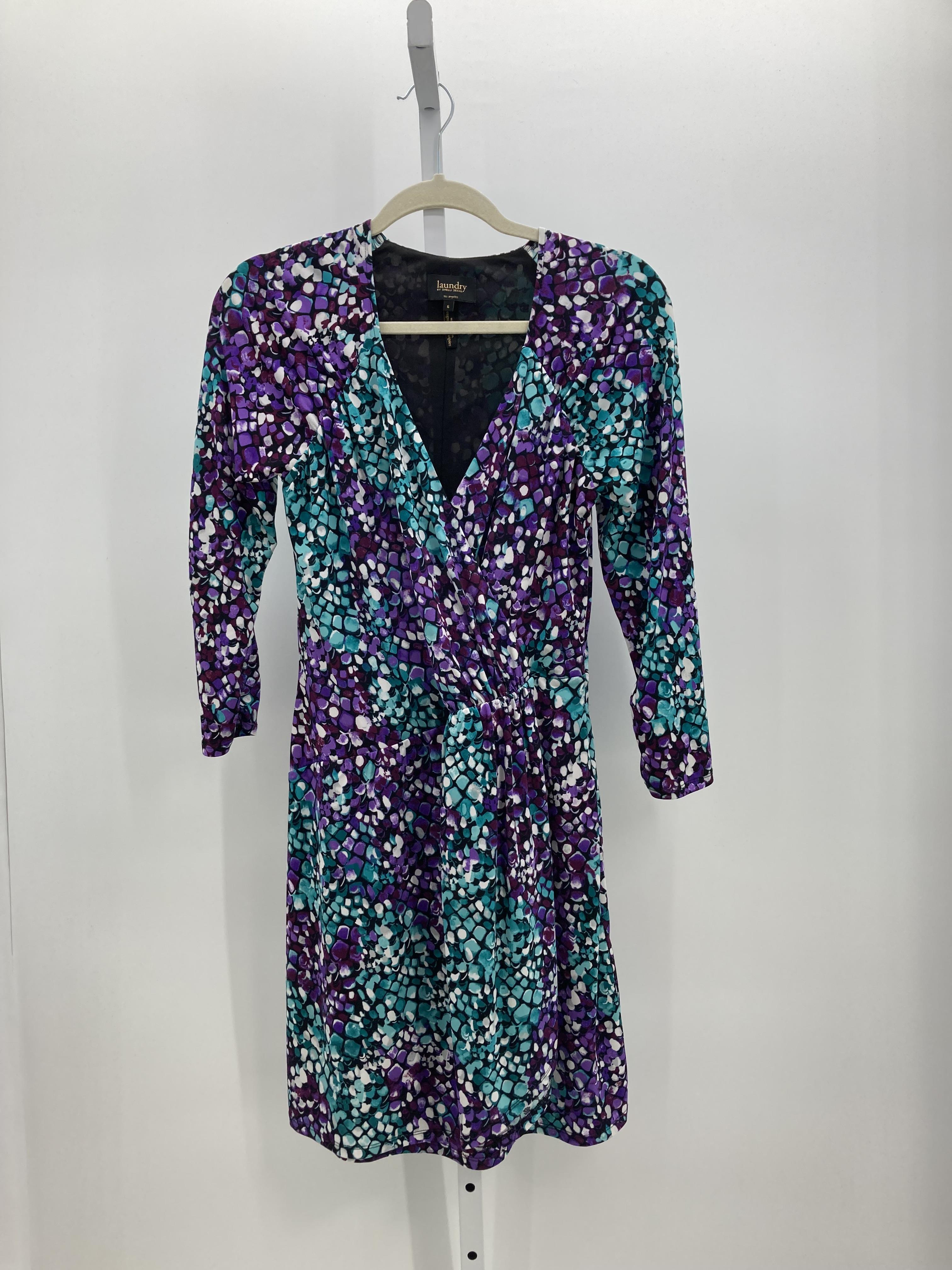 Laundry Size 6 Misses 3/4 Sleeve Dress