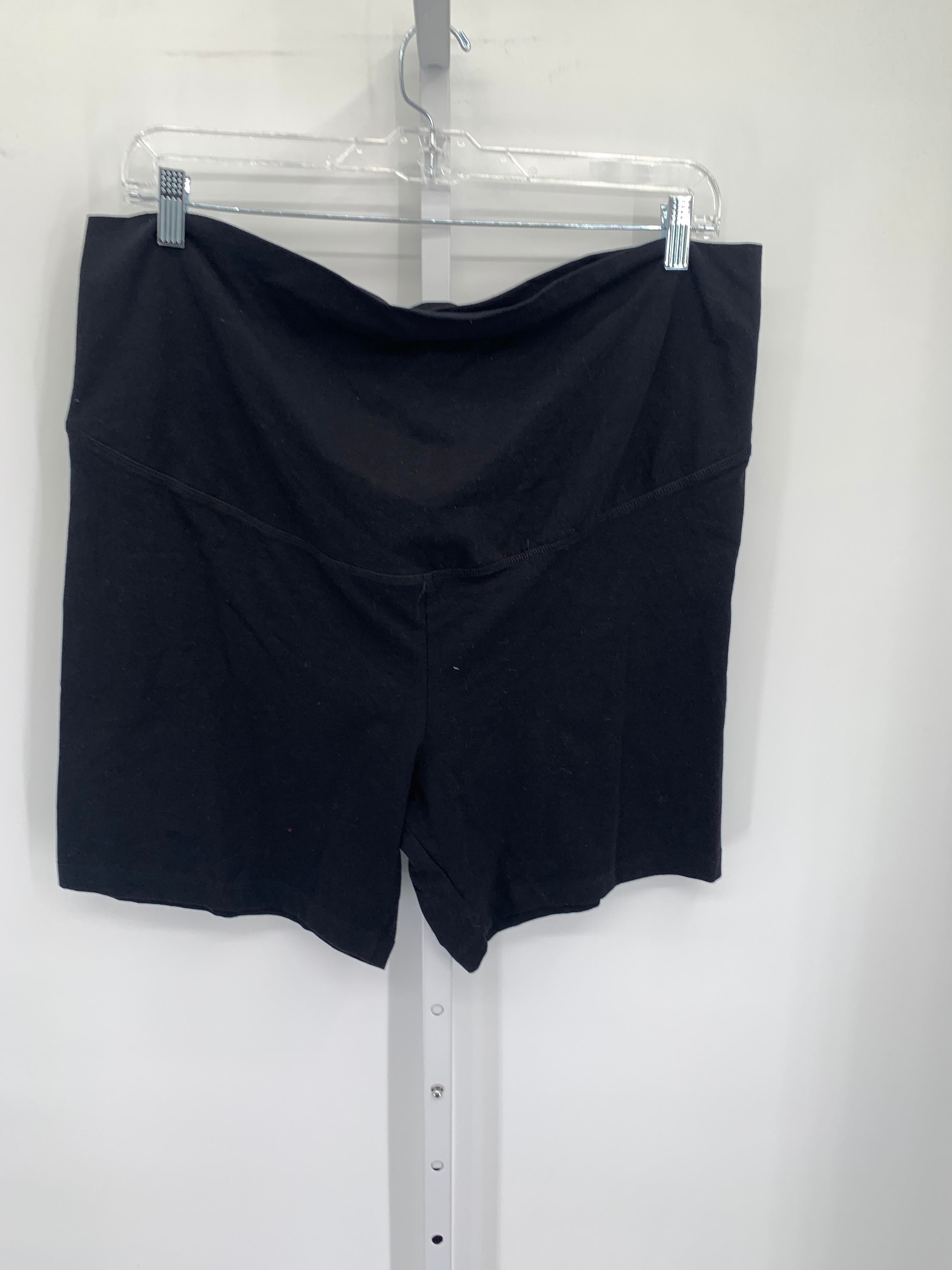 Old Navy Black Size XXL Maternity Shorts