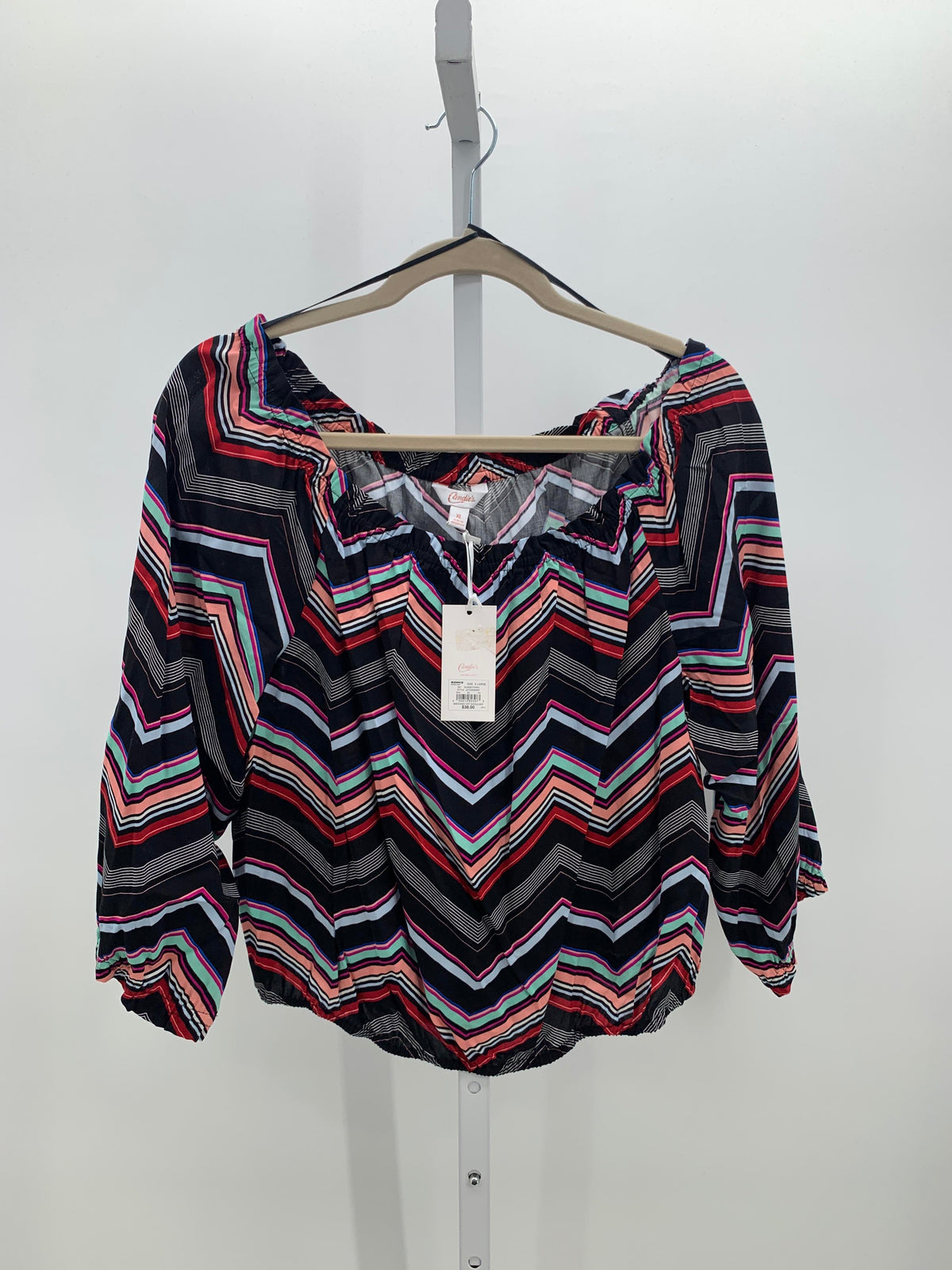 Candies Size Extra Large Juniors 3/4 Sleeve Shirt
