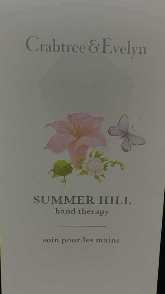 NEW SUMMER HILL HAND LOTION.