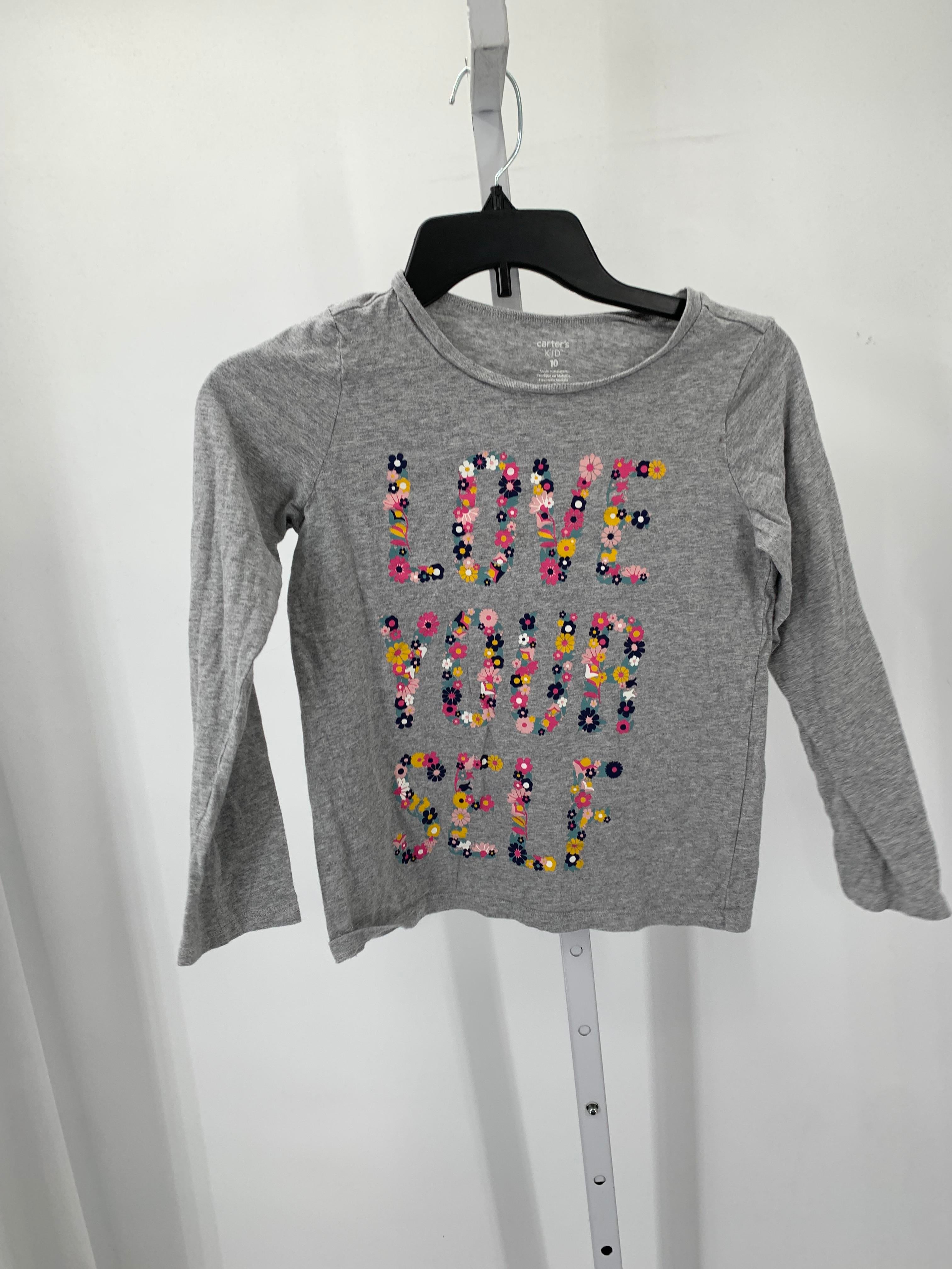 Carters Size 10 Girls Long Sleeve Shirt