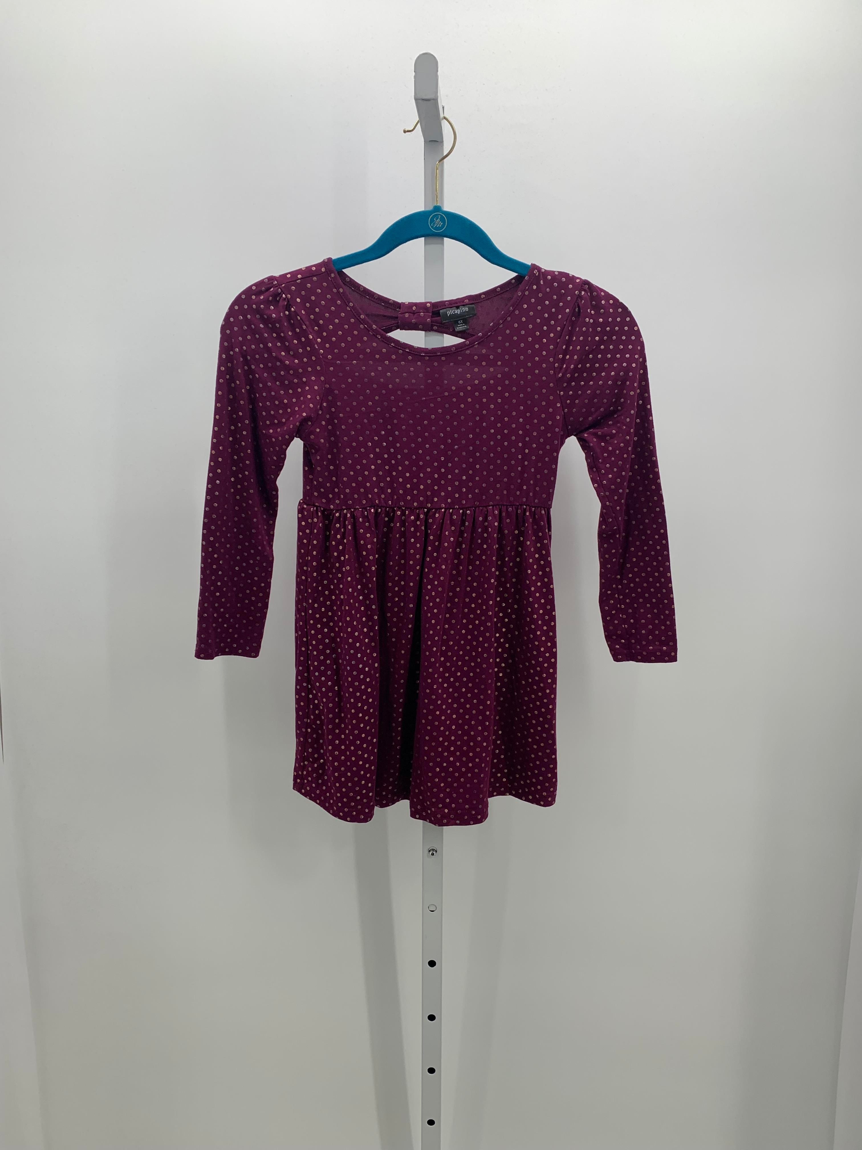 Size 6X Girls Long Sleeve Dress