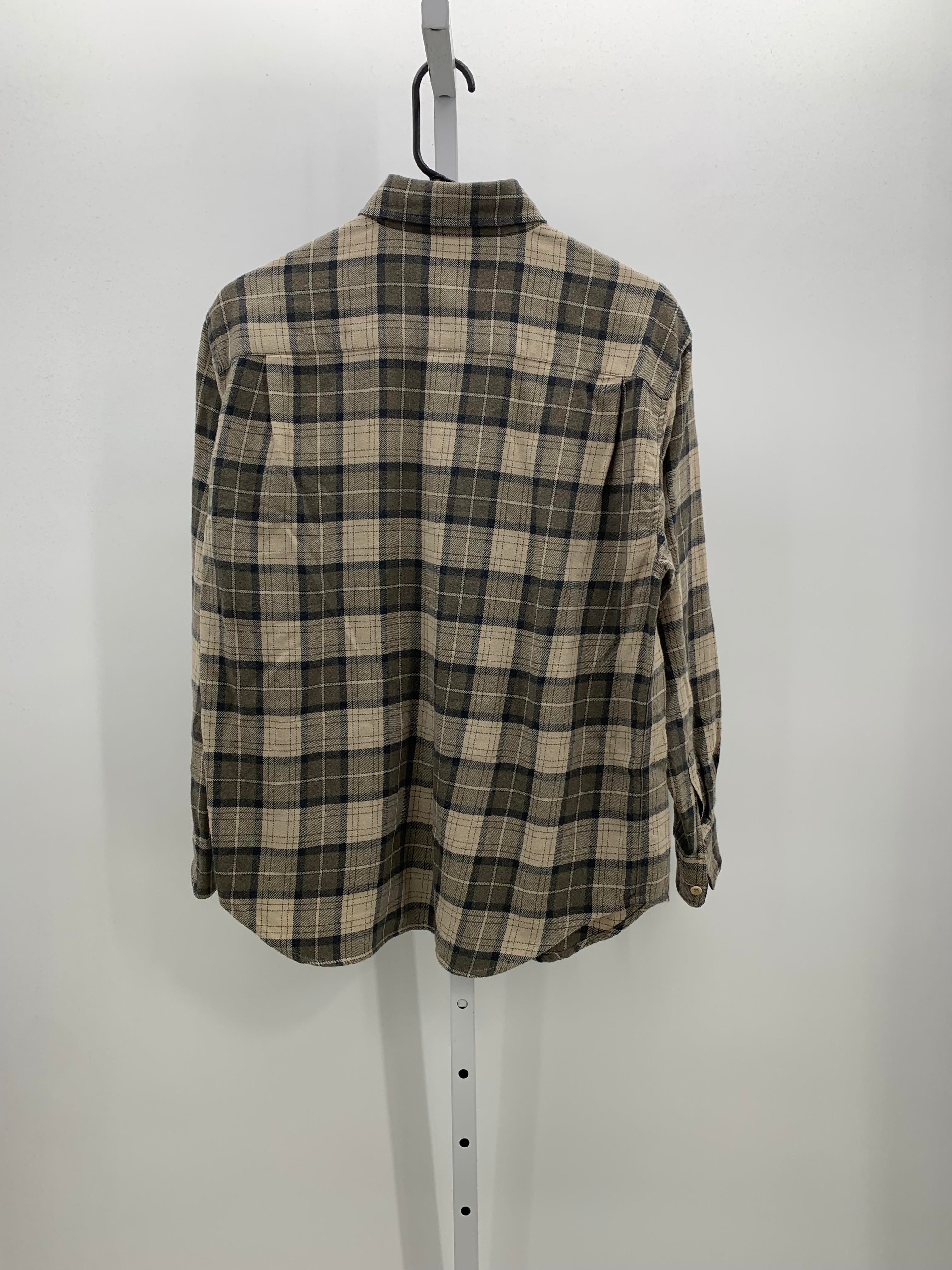 PLAID BTN DOWN