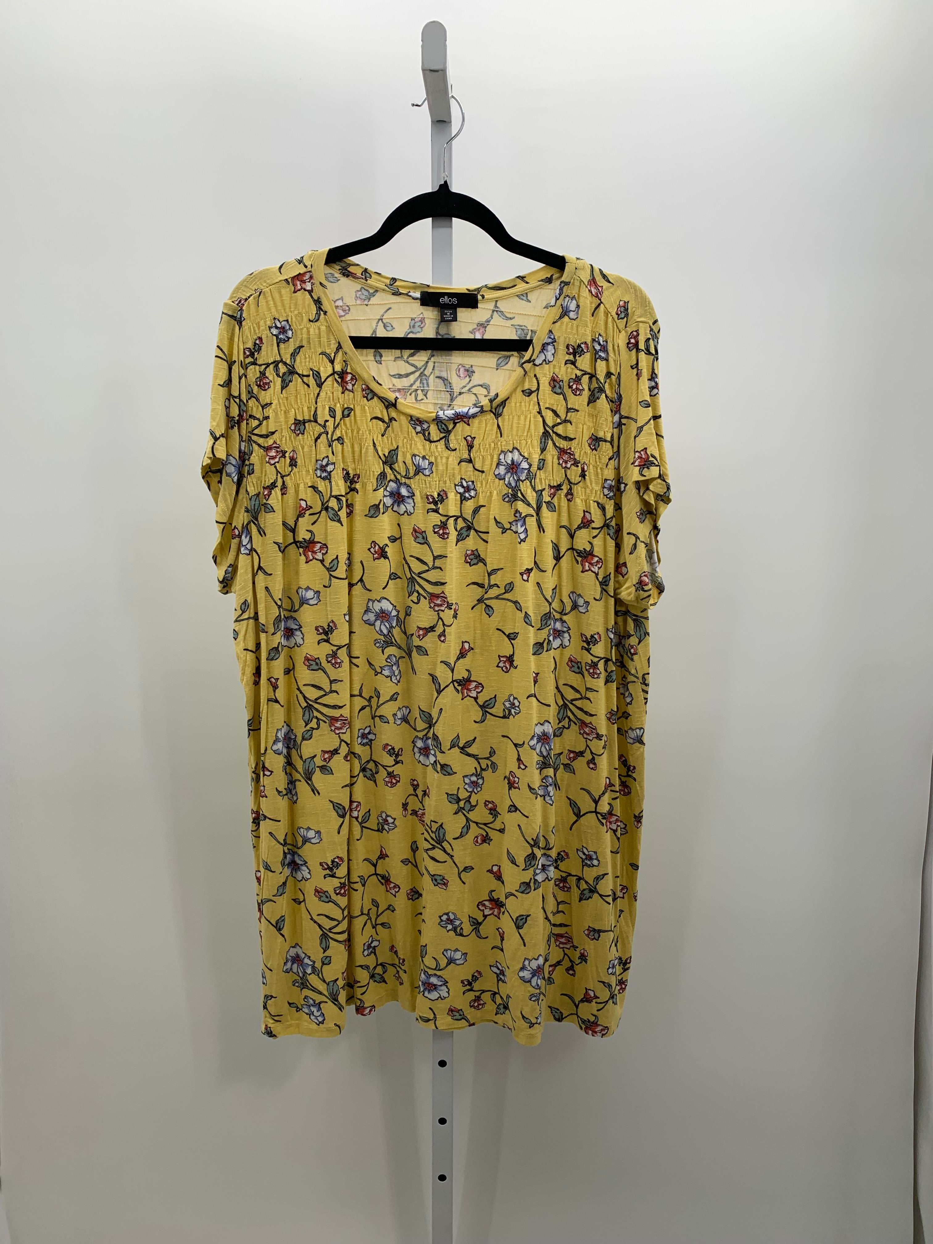 Size 1X Womens Short Sleeve Shirt
