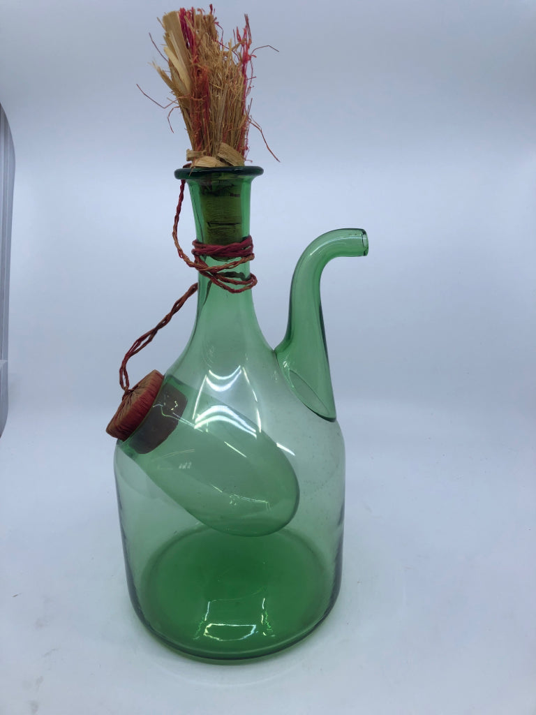 LARGE OIL AND VINEGAR BOTTLE.