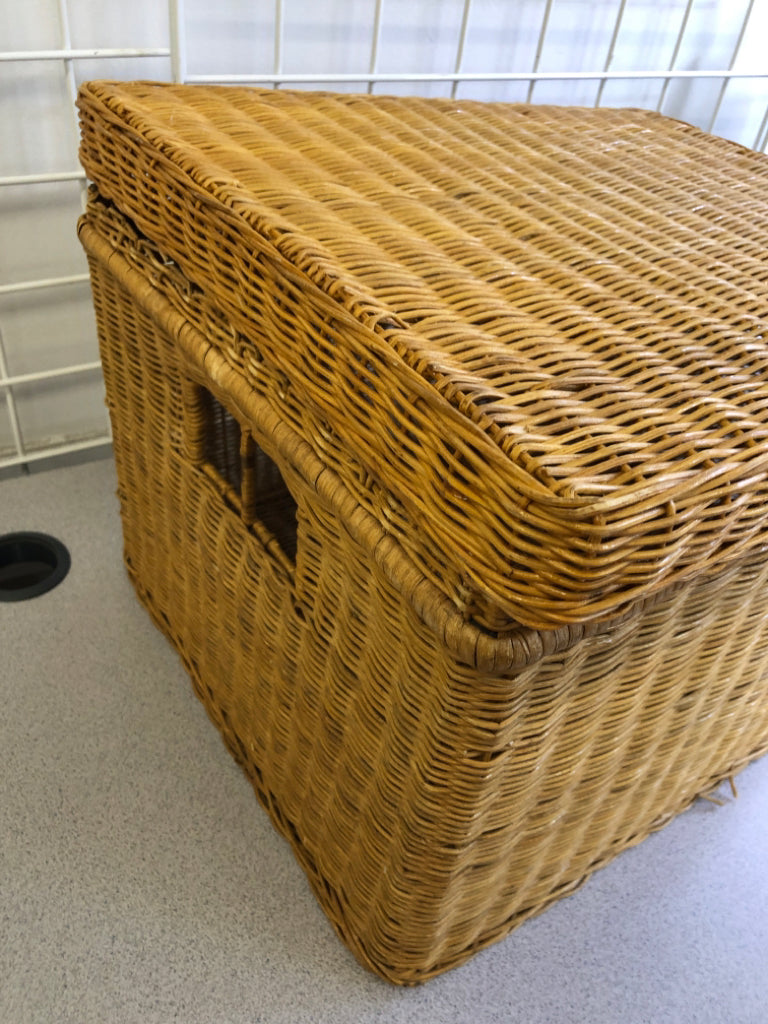 BASKET FILE HOLDER W/LID.