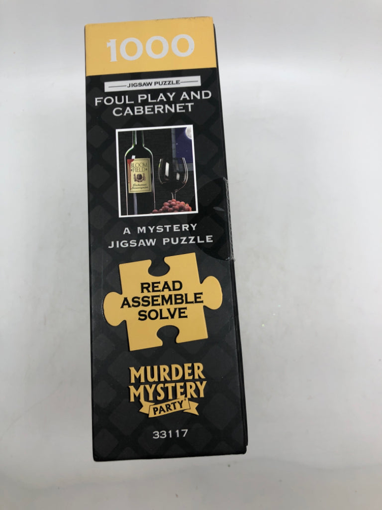 NIB FOUL PLAY & CABERNET JIGSAW PUZZLE.
