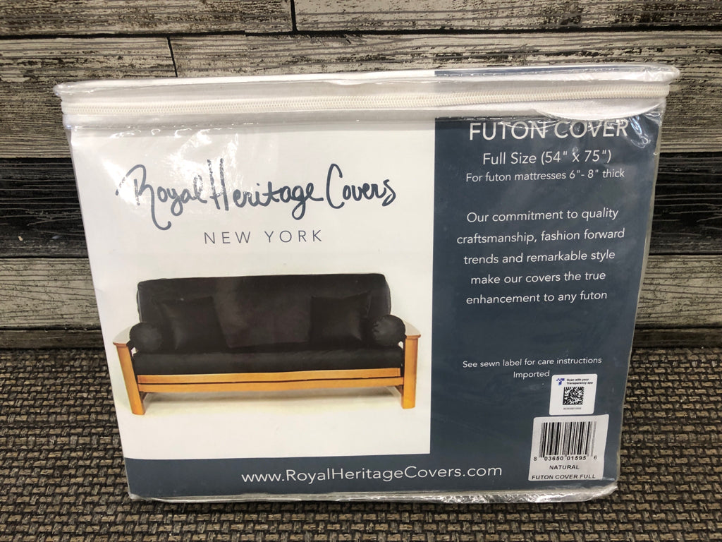 NIB NATURAL COLORED FUTON COVER ROYAL HERITAGE COVERS.